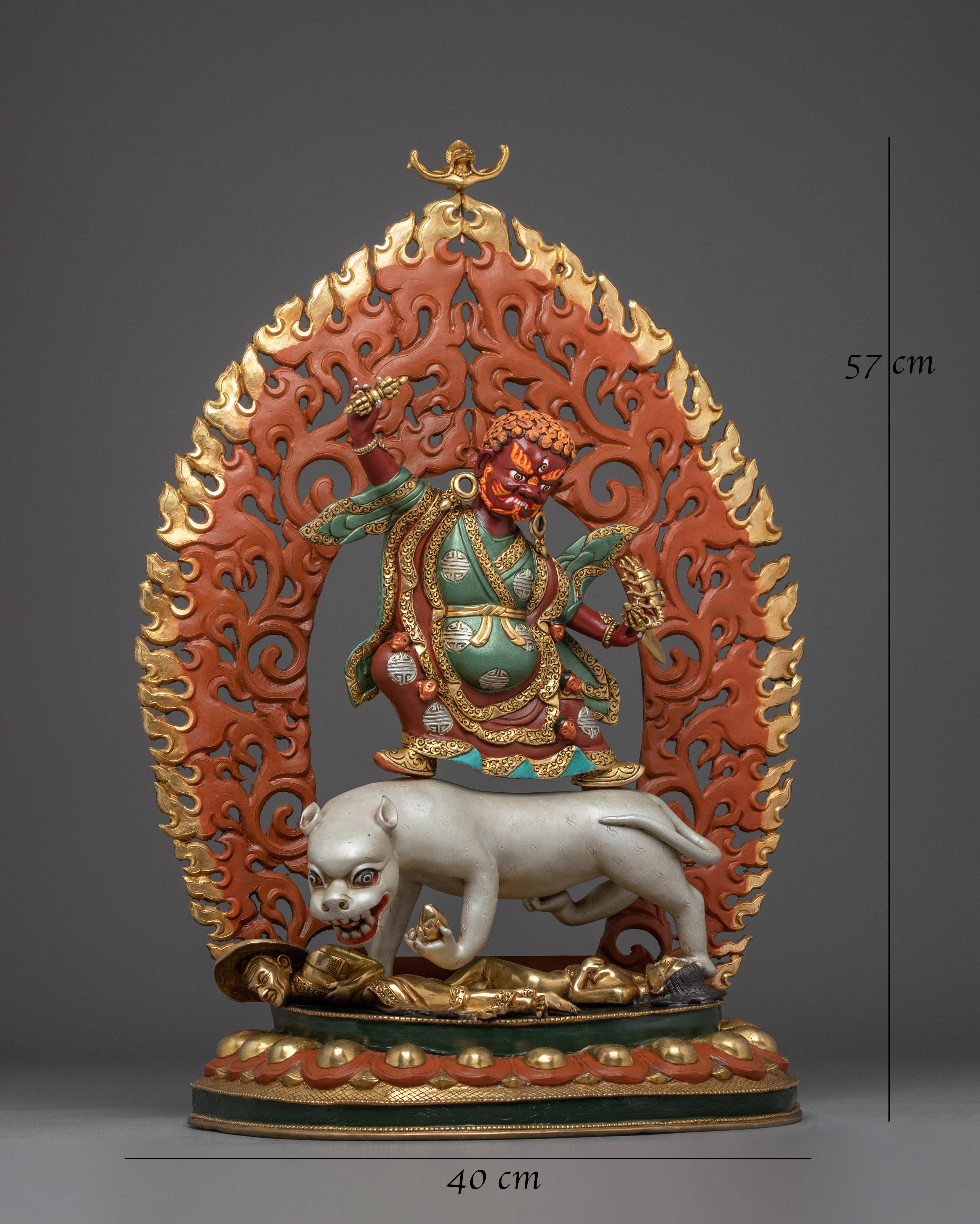 Dorje Drollo Statue: Protector of the Dharma 