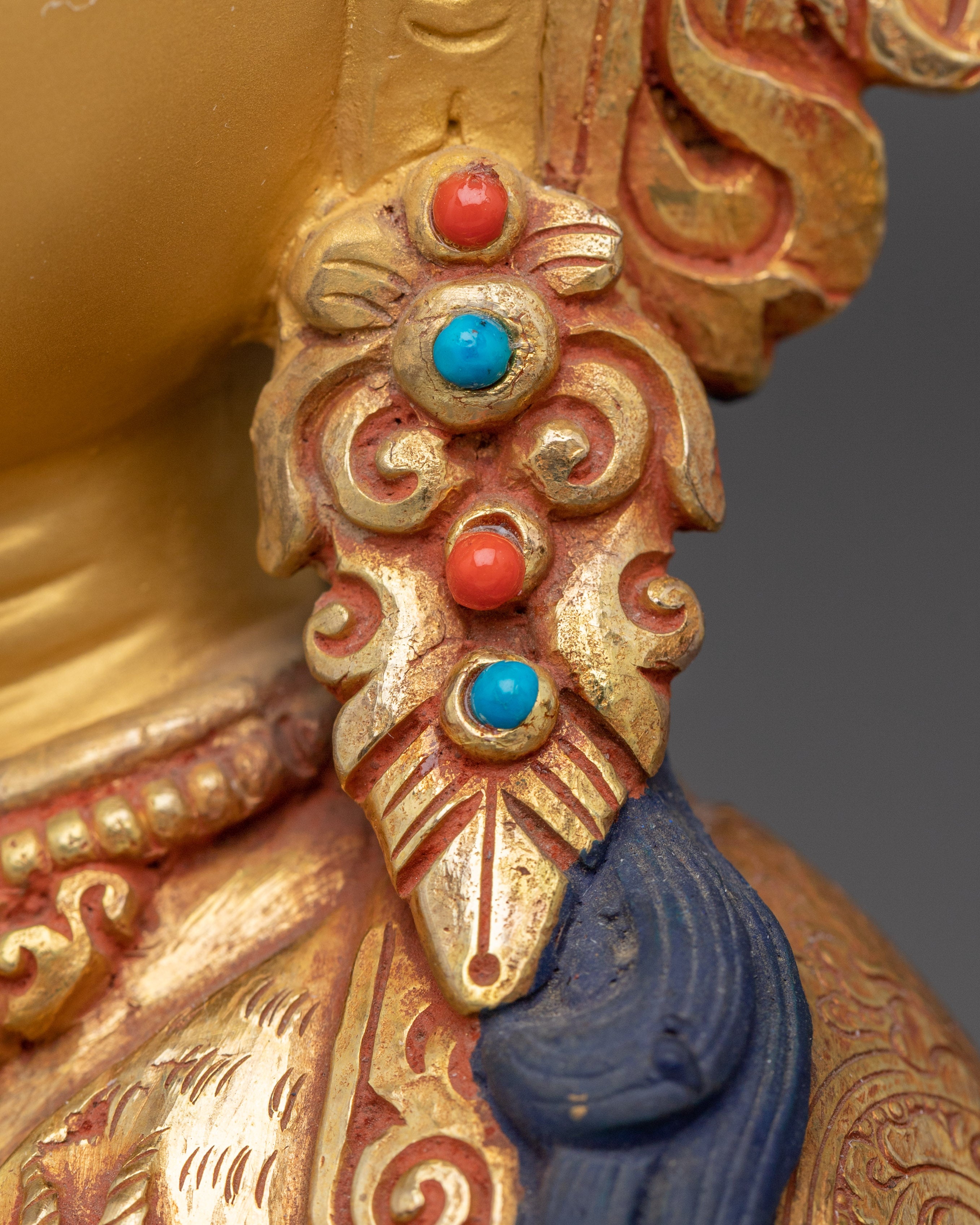 Chenrezig, Guardian of Love and Light | Tibetan Gold Gilded Statue