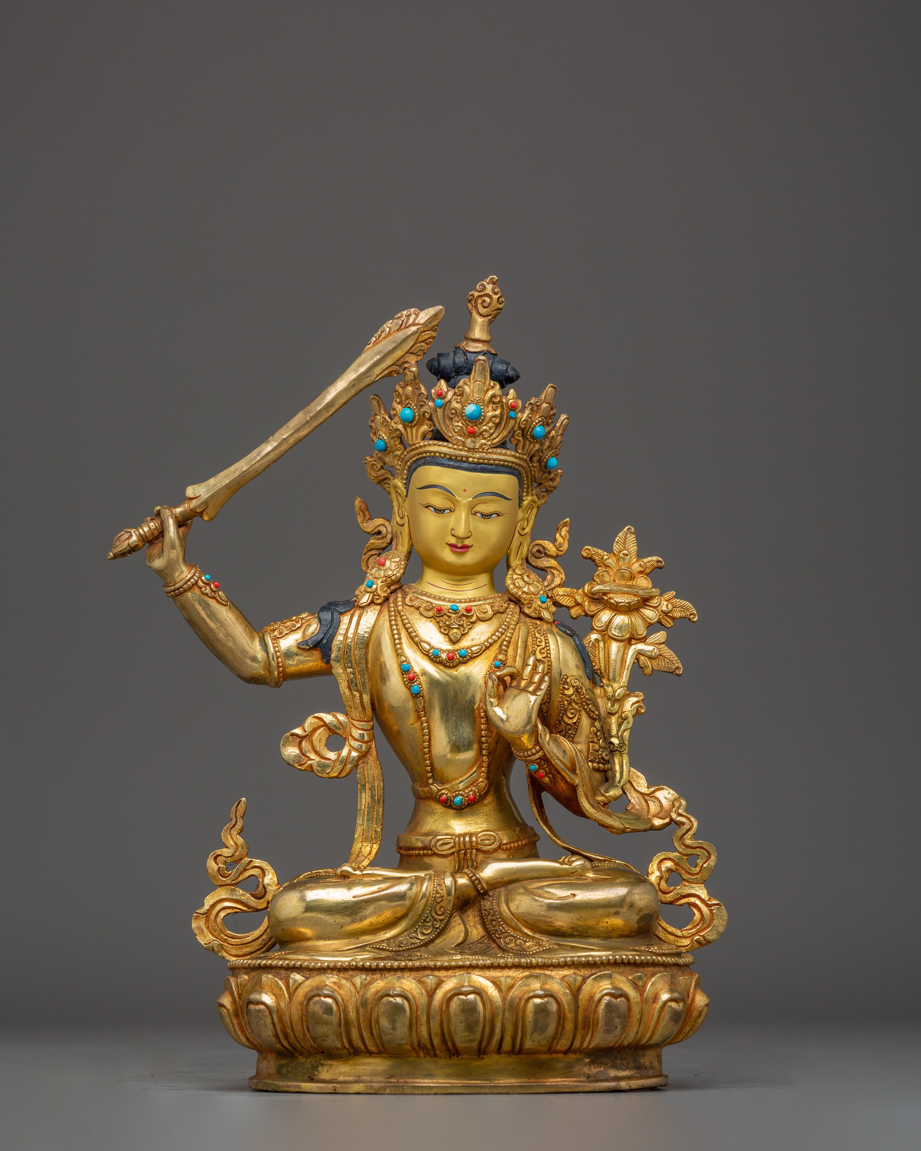 Bodhisattva Manjushri Statue: The Supreme Wisdom 