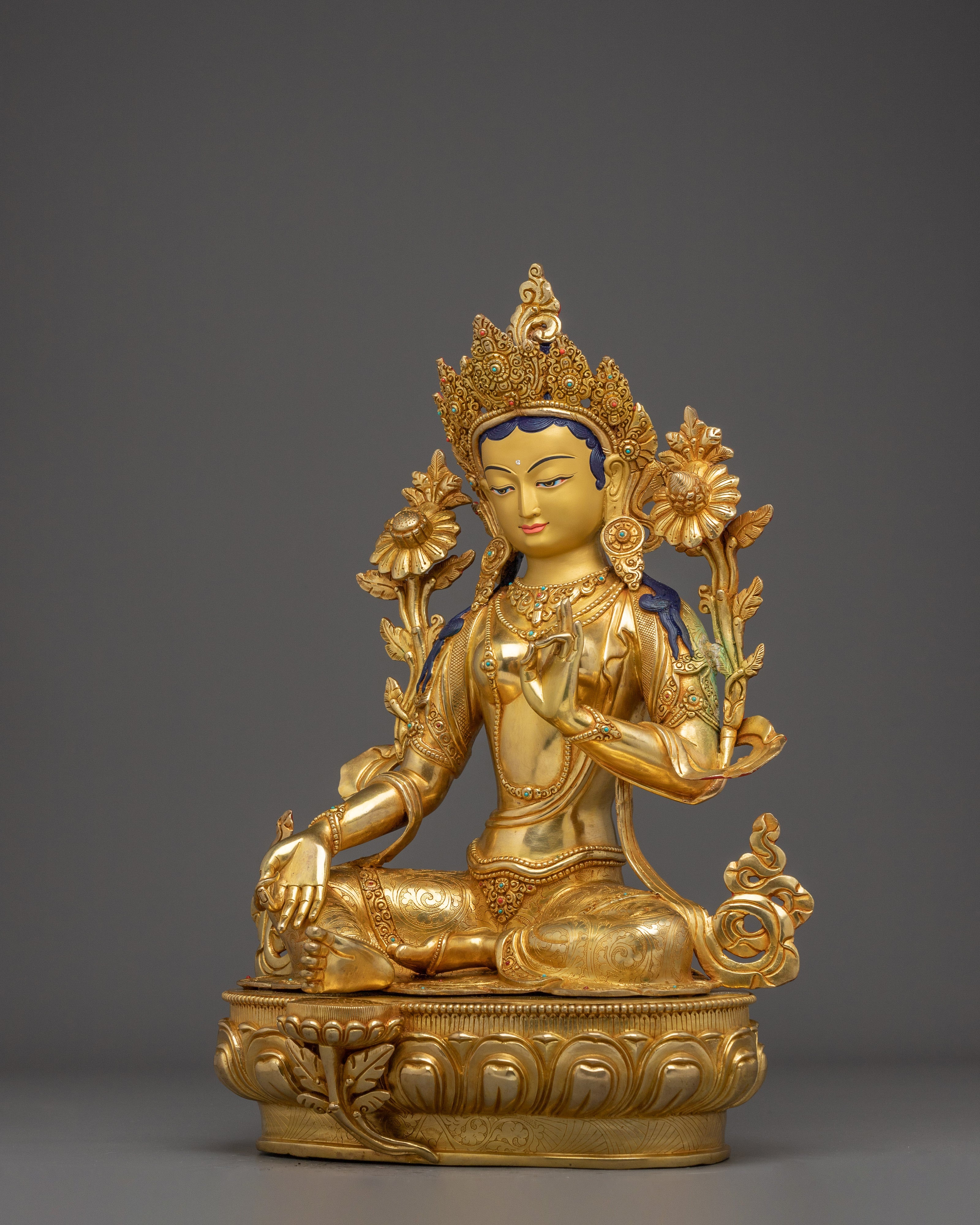Green Tara, Lotus Liberator | Himalayan Feminine Deity
