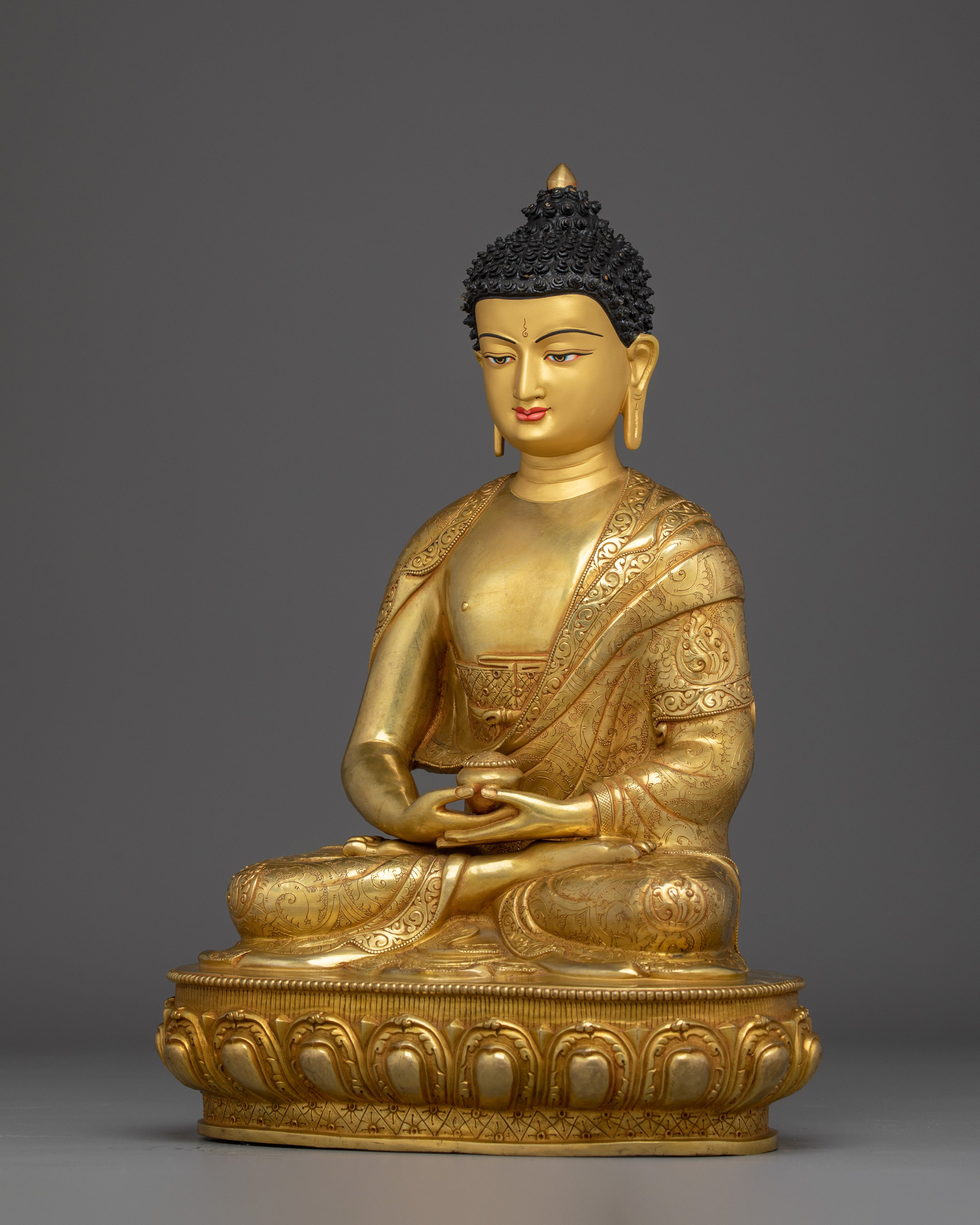 Golden Amitabha Buddha Art | Spiritual Buddha