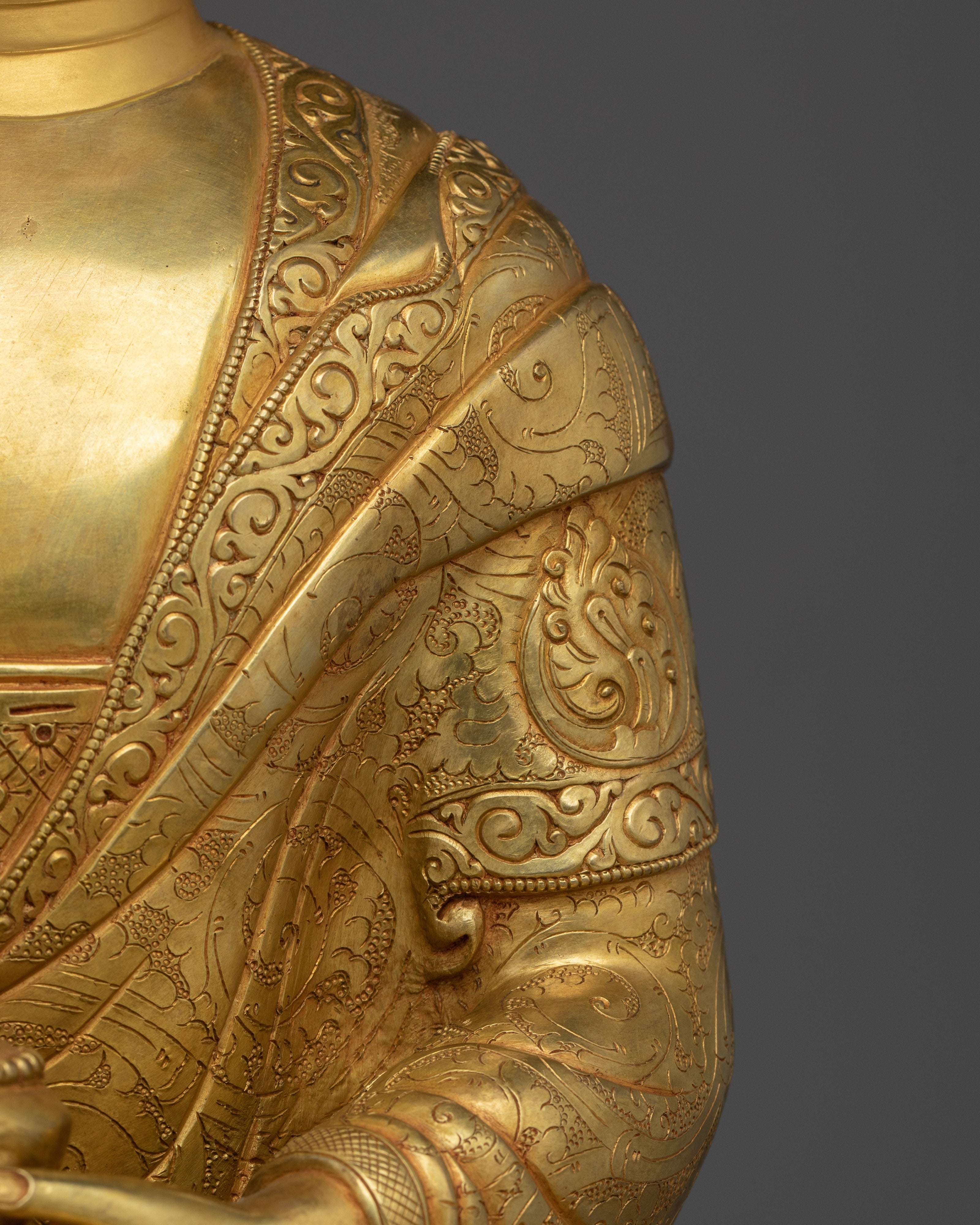 Golden Amitabha Buddha Art | Spiritual Buddha