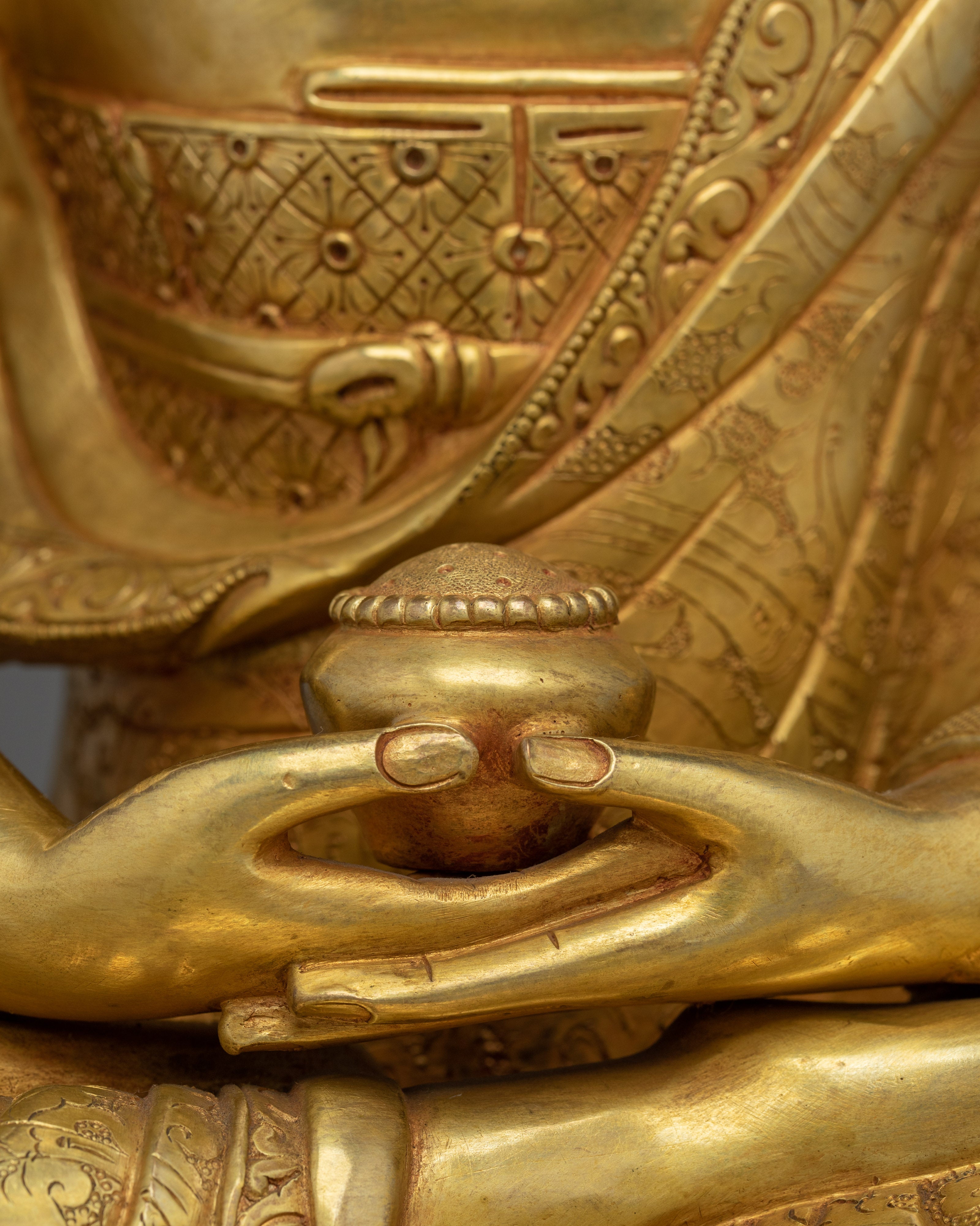 Golden Amitabha Buddha Art | Spiritual Buddha