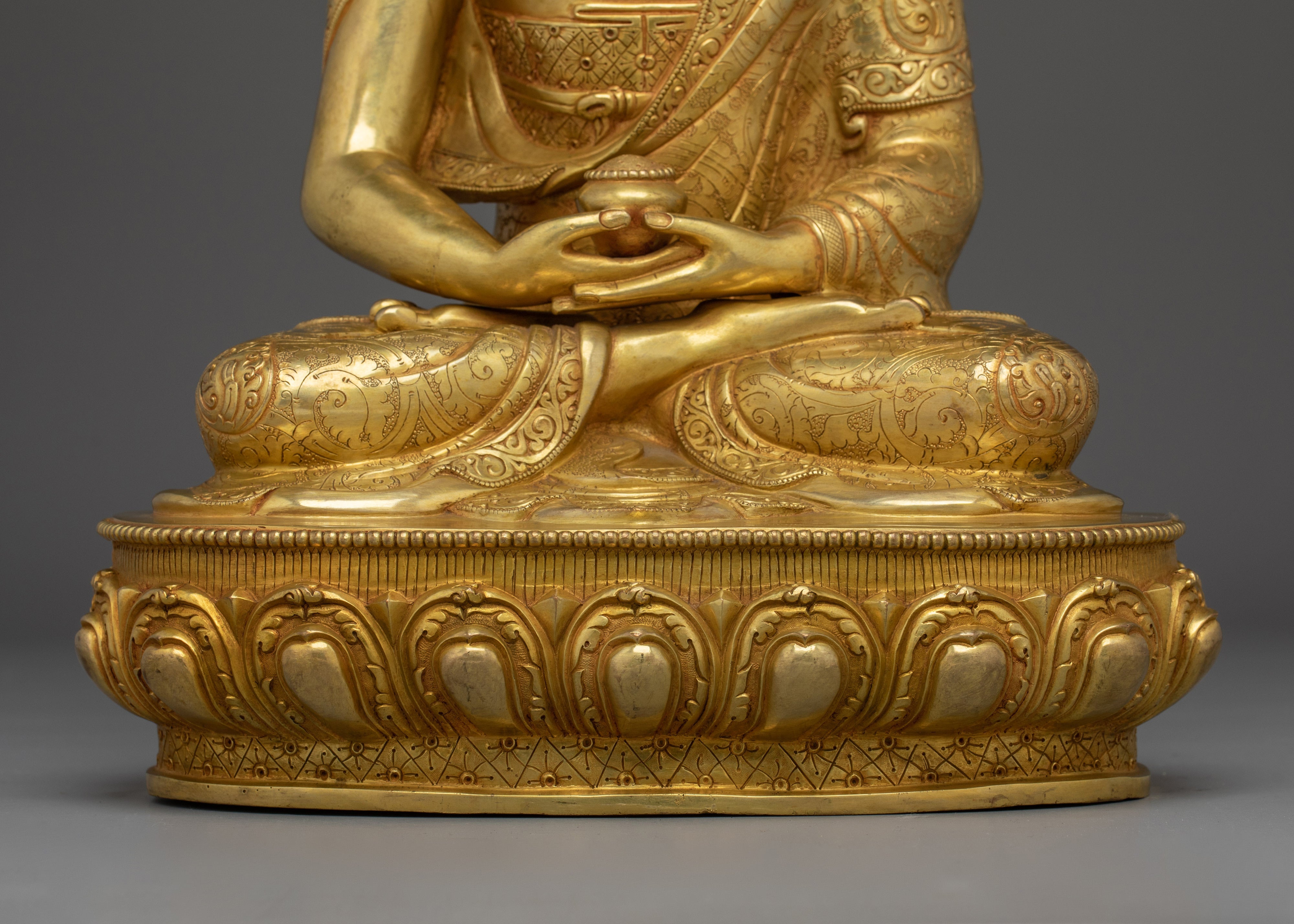 Golden Amitabha Buddha Art | Spiritual Buddha