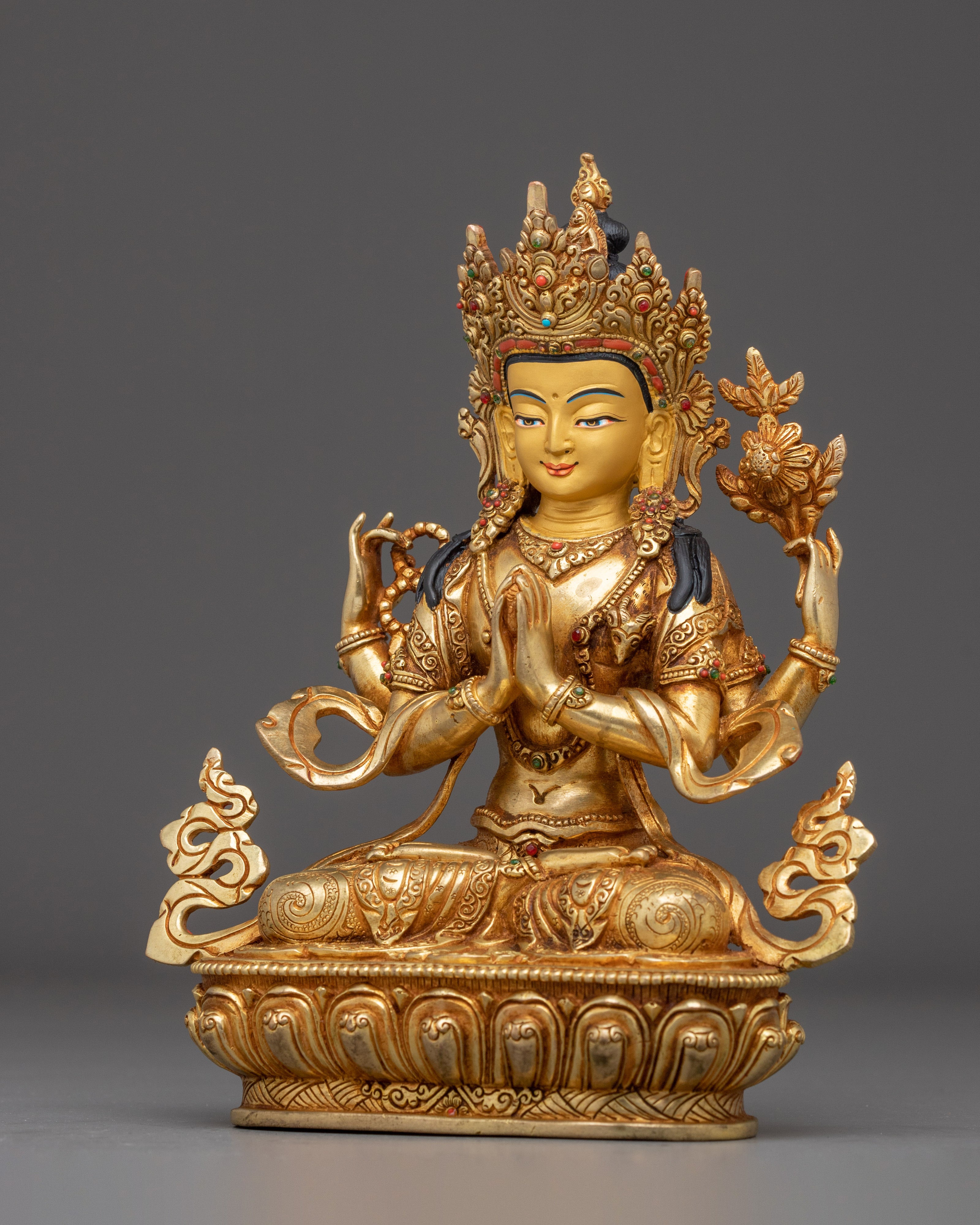 Divine Bodhisattva chenrezig Statue: Lord of Compassion