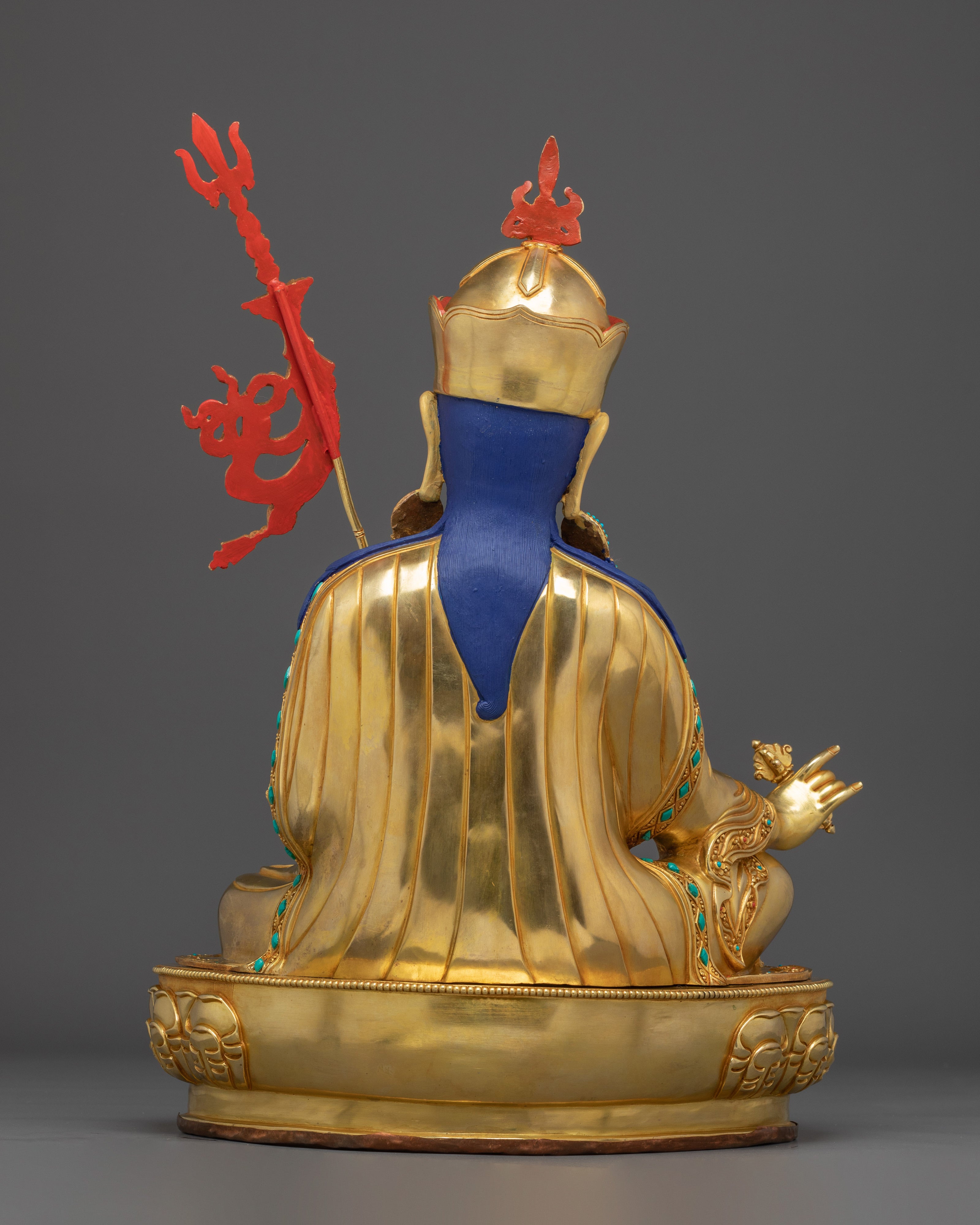 Guru Rinpoche Art, Enlightened Vajra Holder | Nepali Handcrafted Icon
