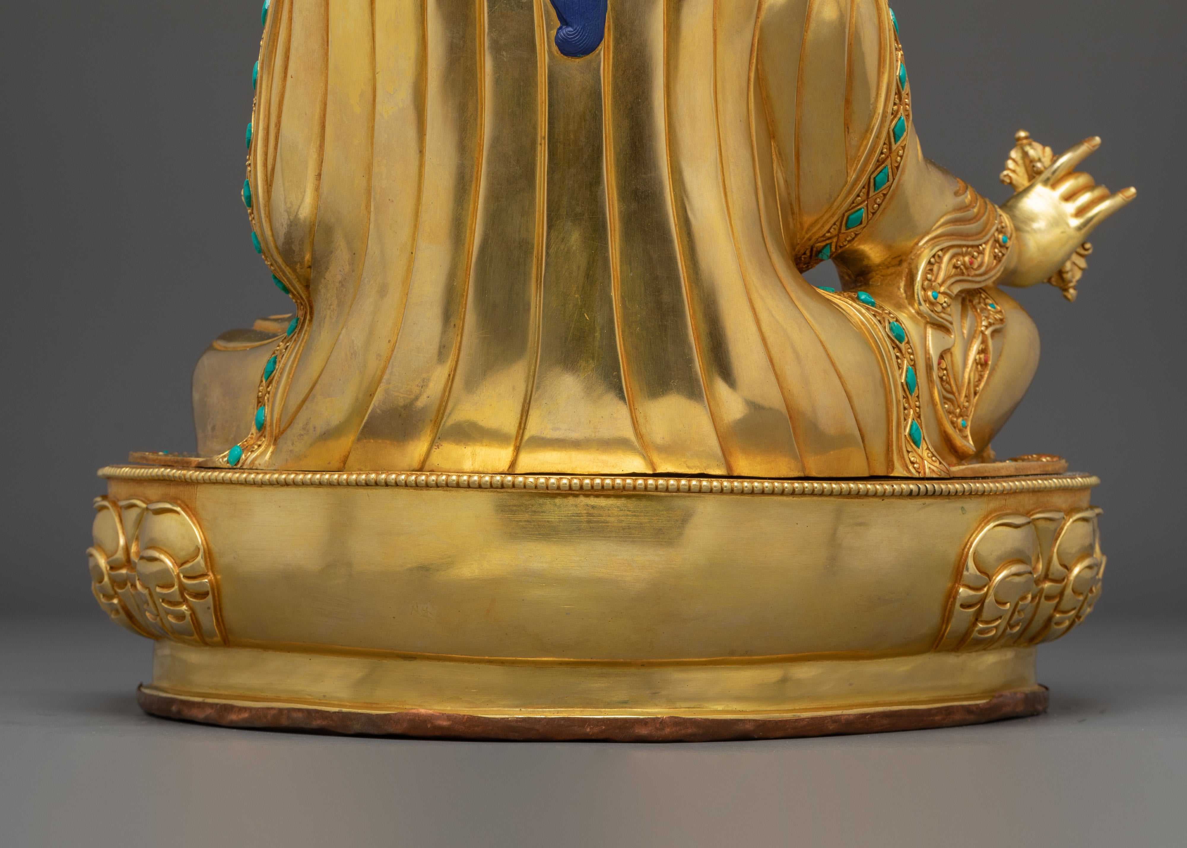 Guru Rinpoche Art, Enlightened Vajra Holder | Nepali Handcrafted Icon
