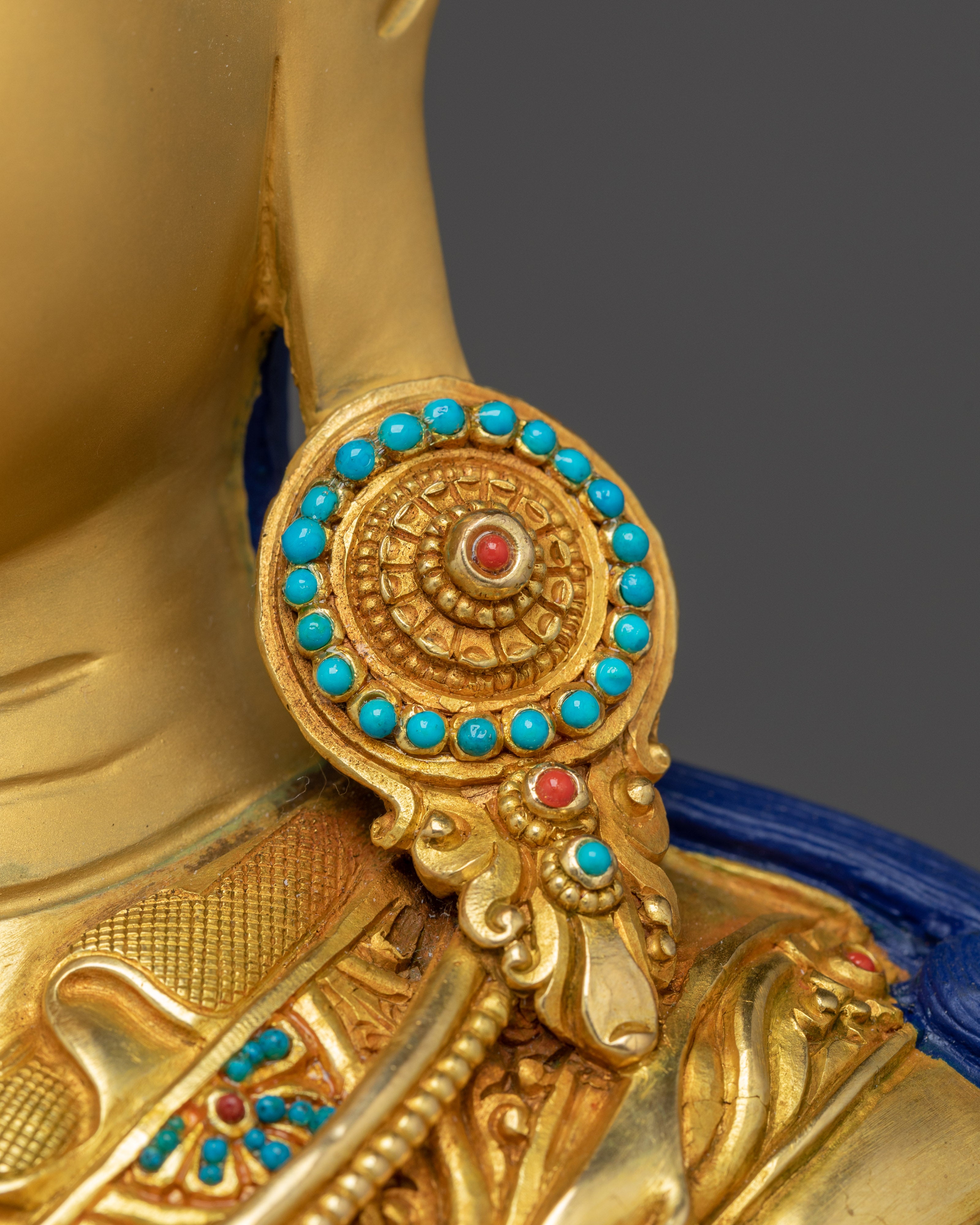 Guru Rinpoche Art, Enlightened Vajra Holder | Nepali Handcrafted Icon