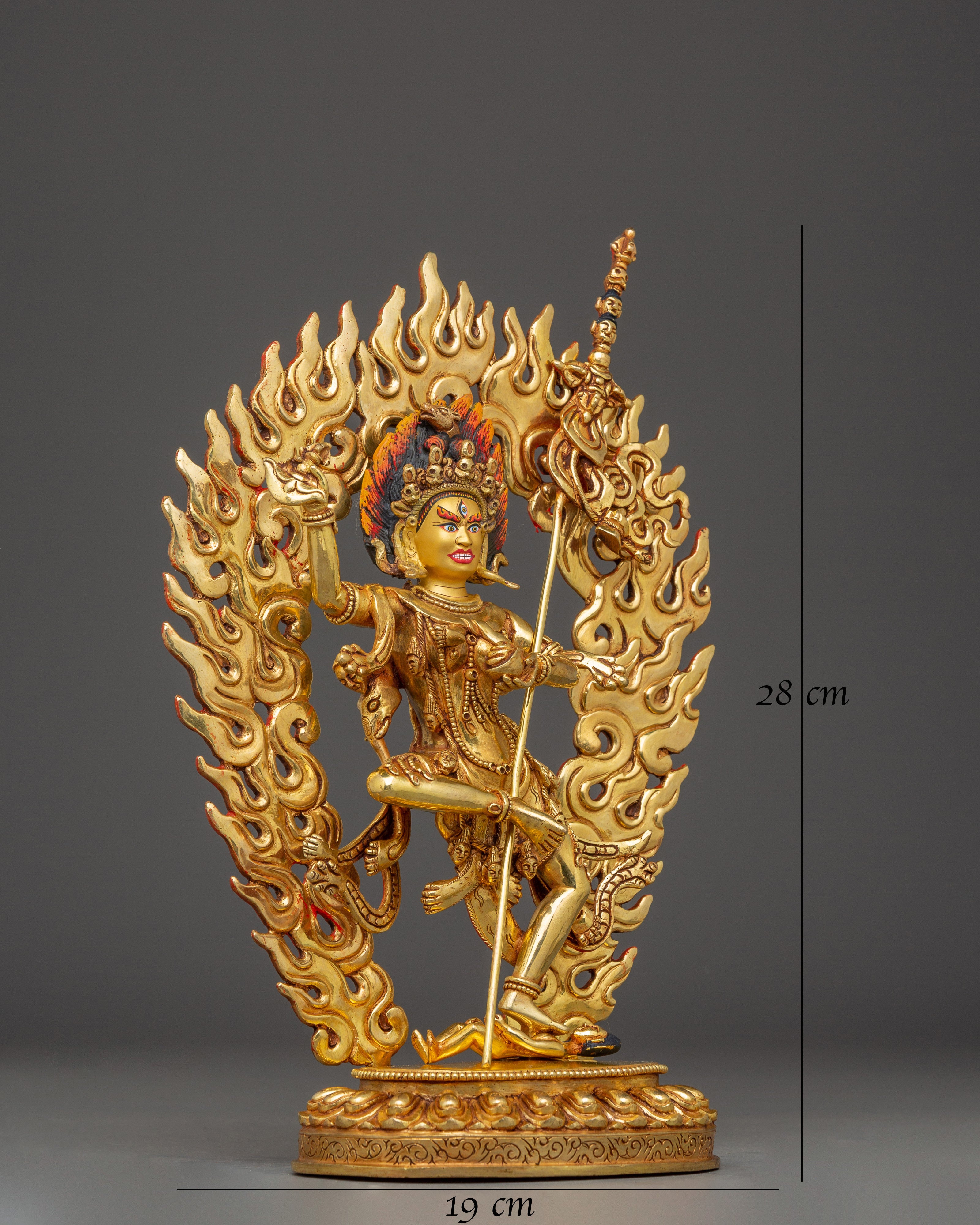 Troma Nagmo Statue: Buddhist Revered Yogini 