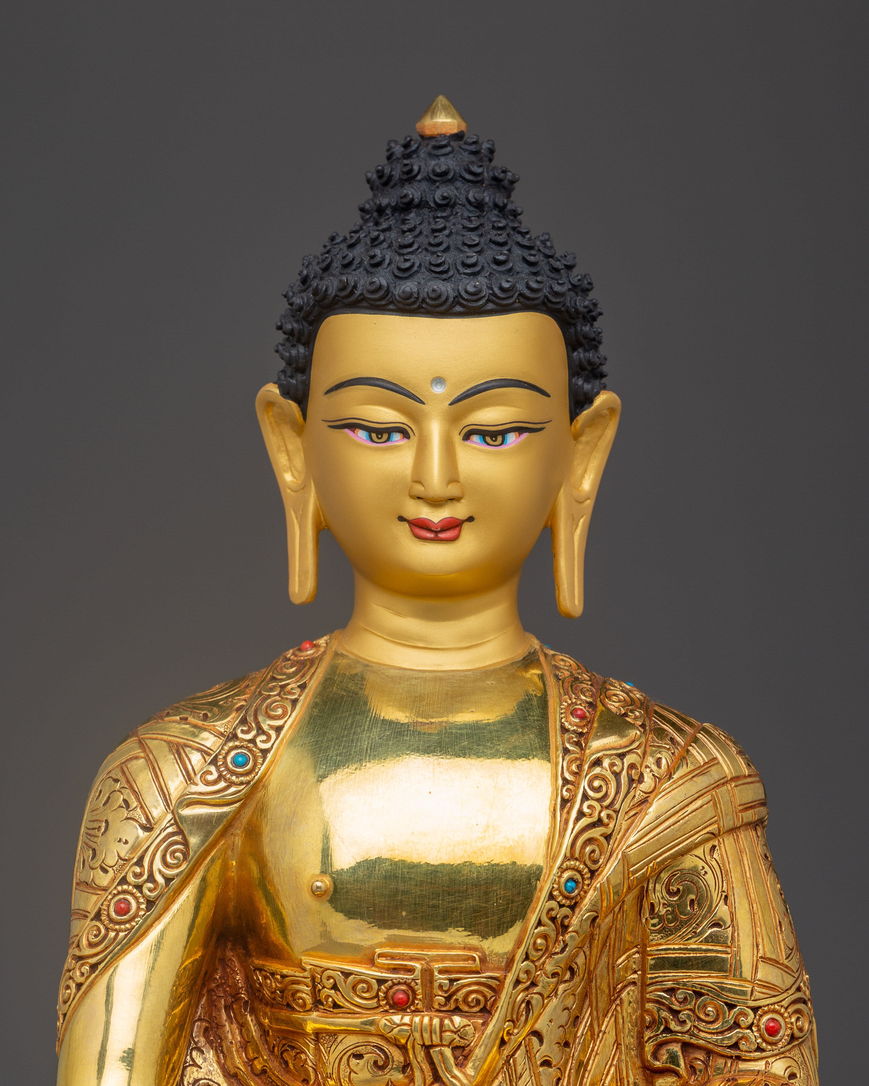 Amitabha Buddha  Statue: Himalayan Handmade Artwork