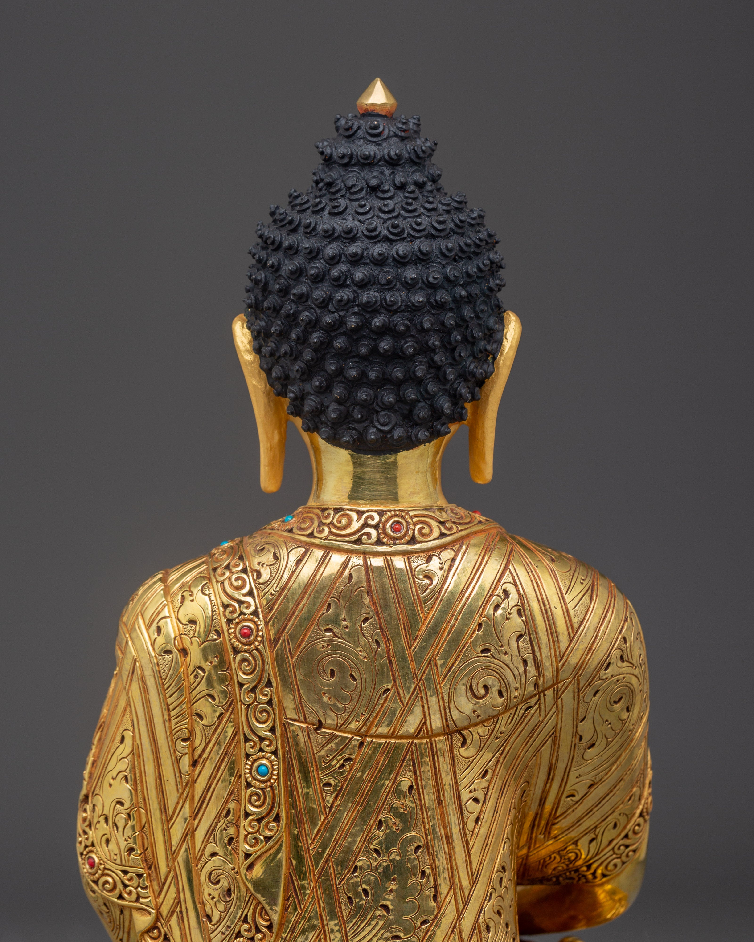 Amitabha Buddha  Statue: Himalayan Handmade Artwork
