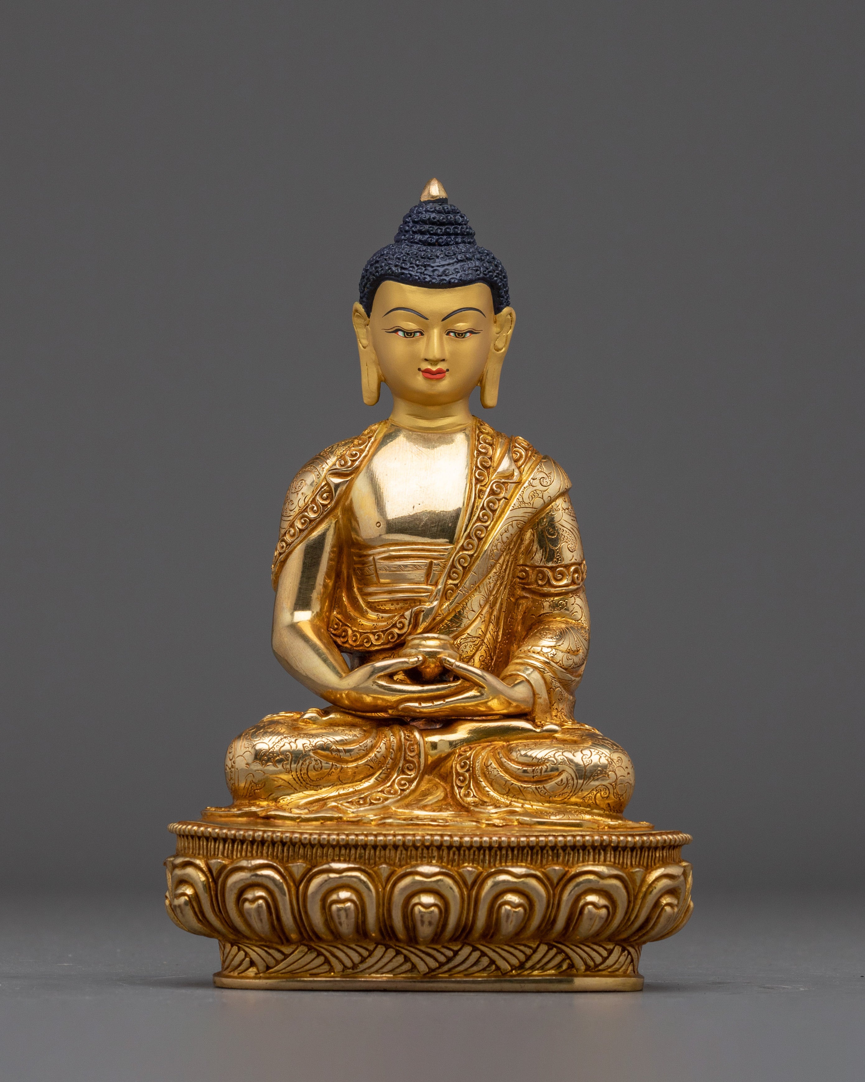 Pure Land Buddha Amitabha Handmade Statue 