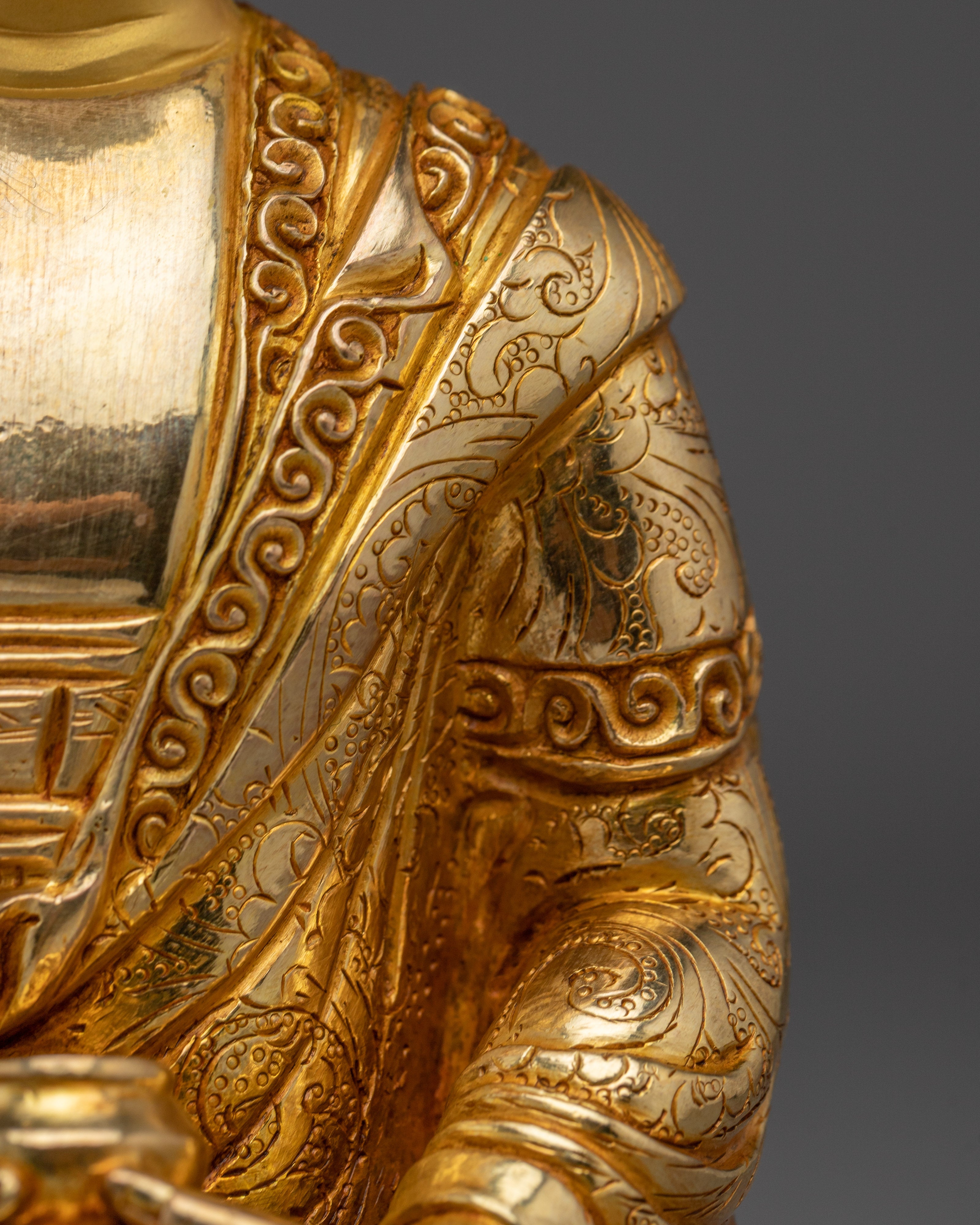 Pure Land Buddha Amitabha Handmade Statue