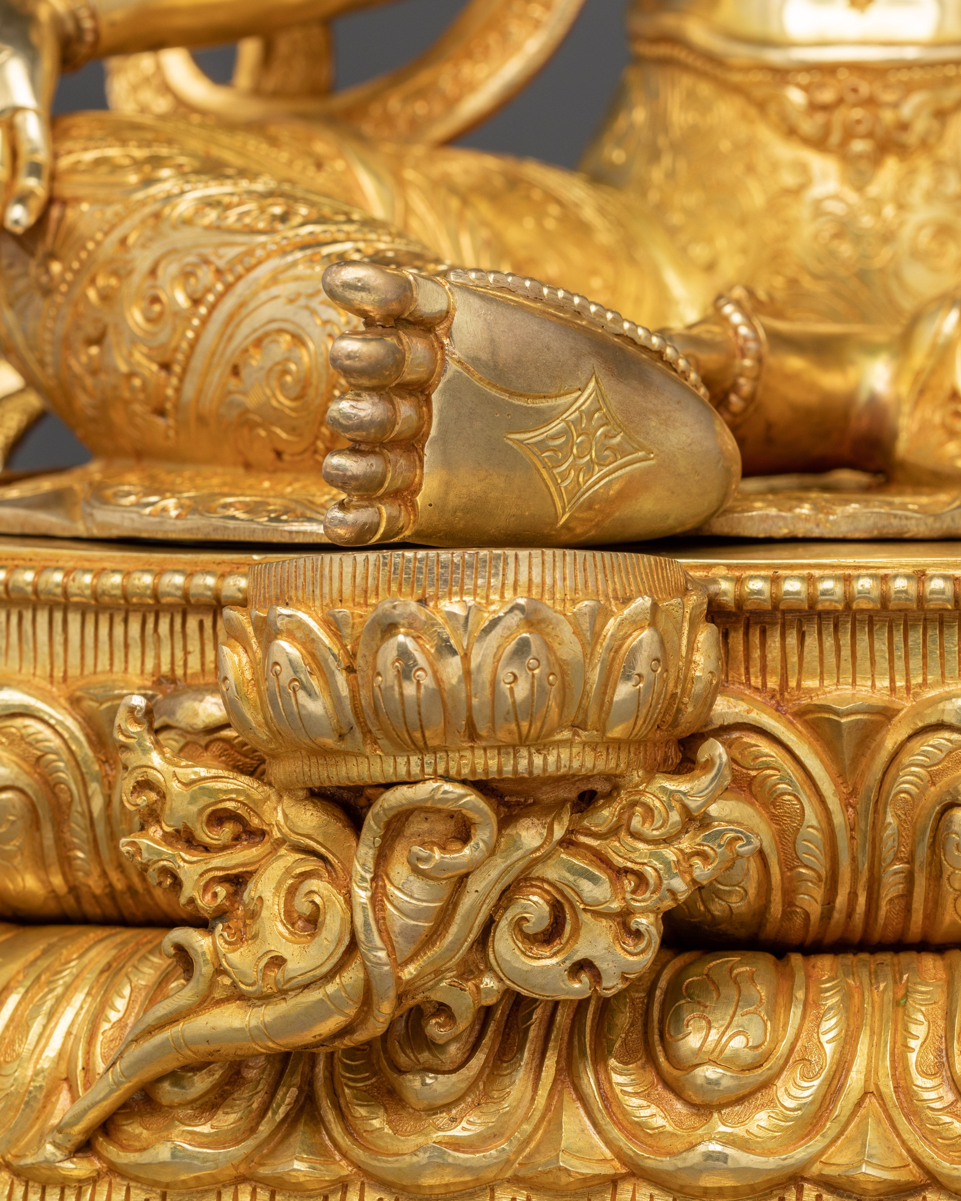 Radiant Golden Shyama Tara Figurine | Green Tara - Mother of Liberation