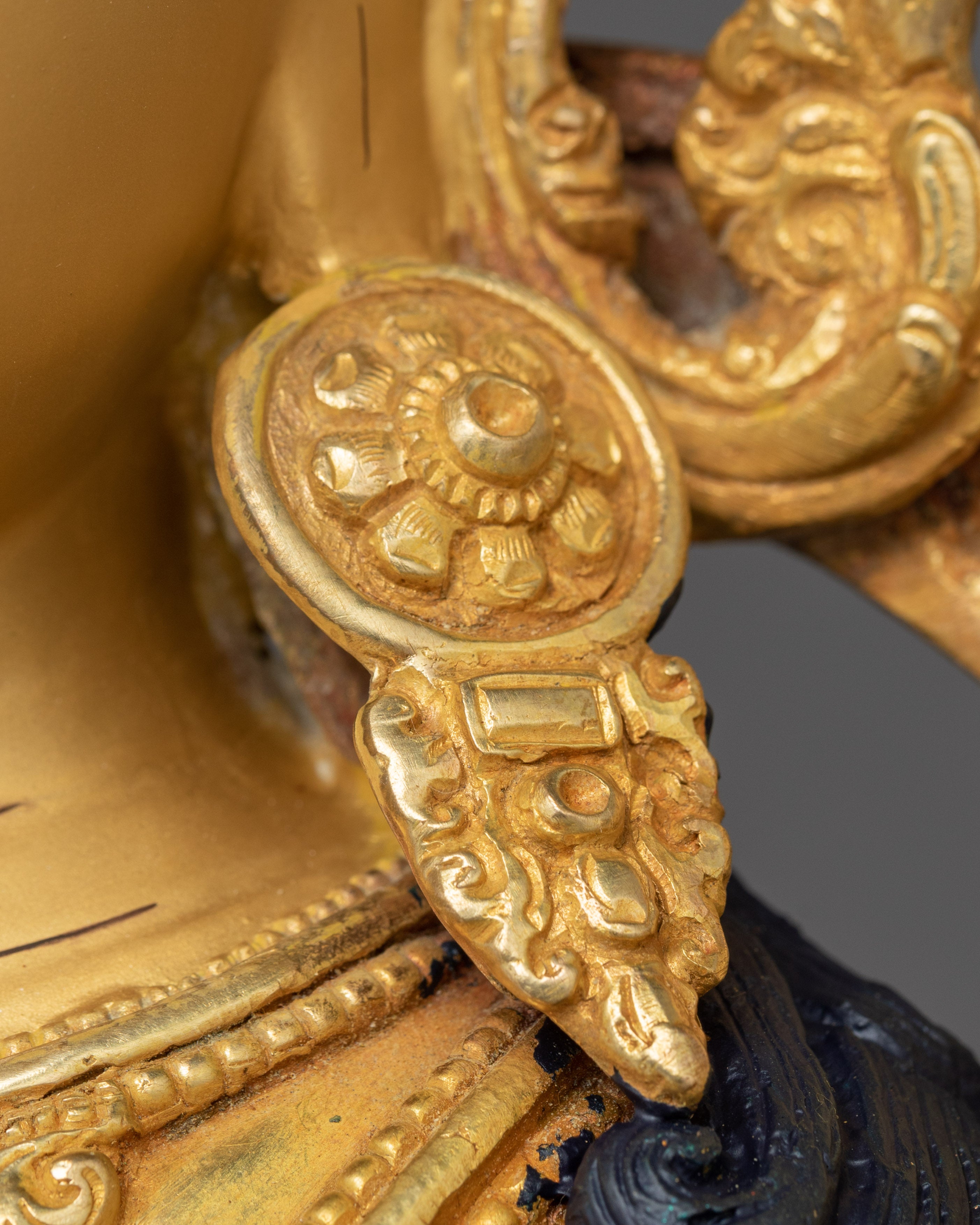 Radiant Golden Shyama Tara Figurine | Green Tara - Mother of Liberation