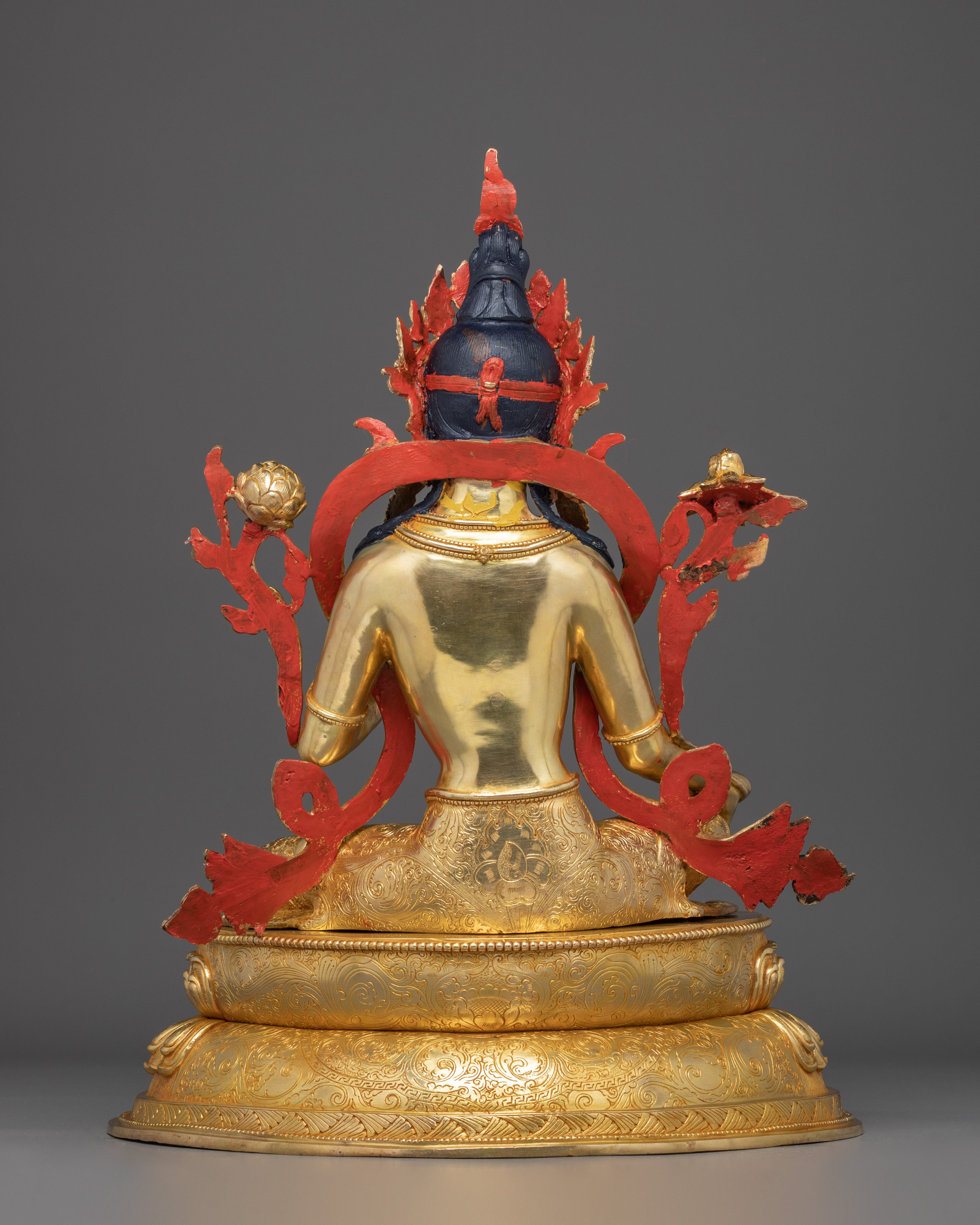 Radiant Golden Shyama Tara Figurine | Green Tara - Mother of Liberation