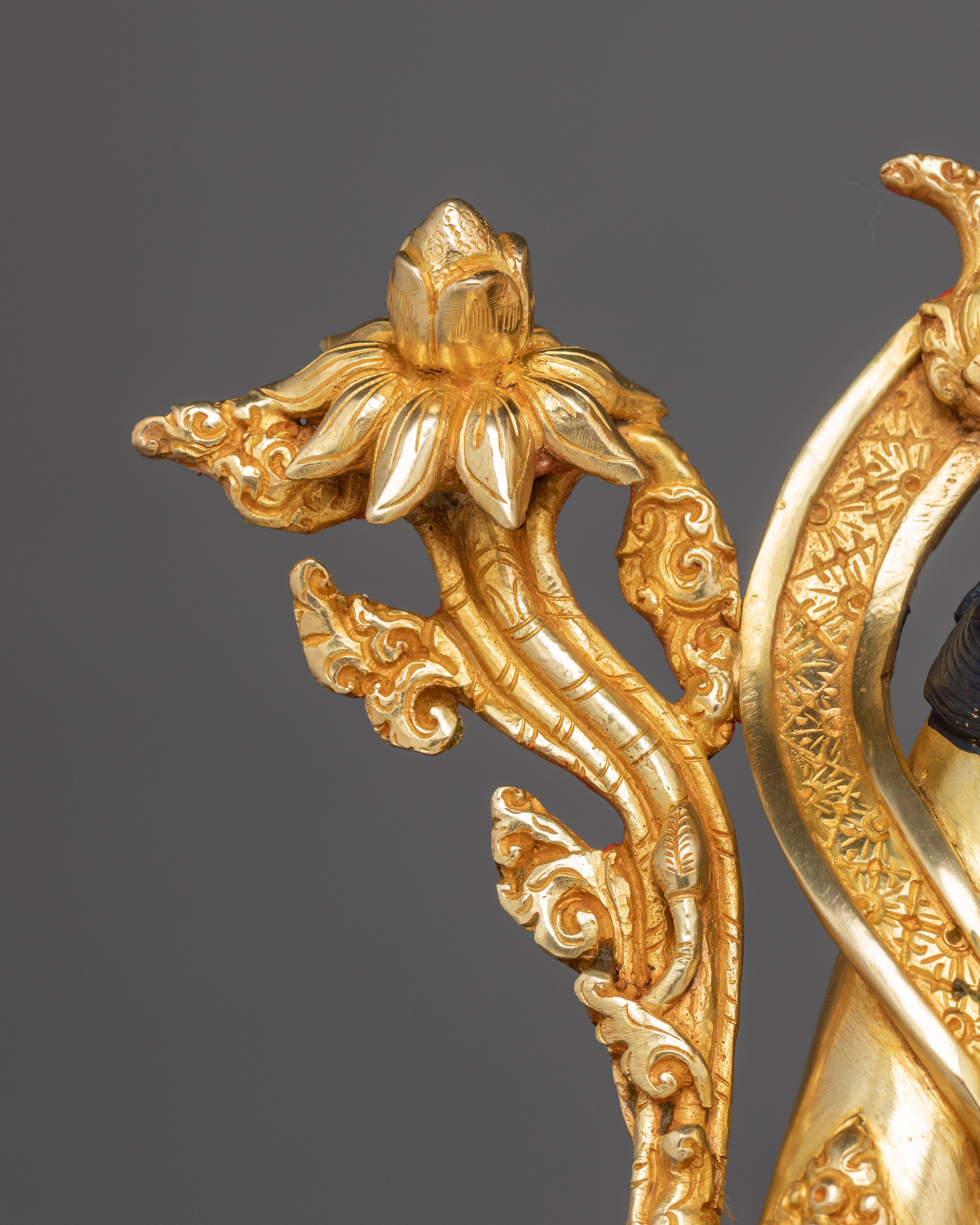 Radiant Golden Shyama Tara Figurine | Green Tara - Mother of Liberation