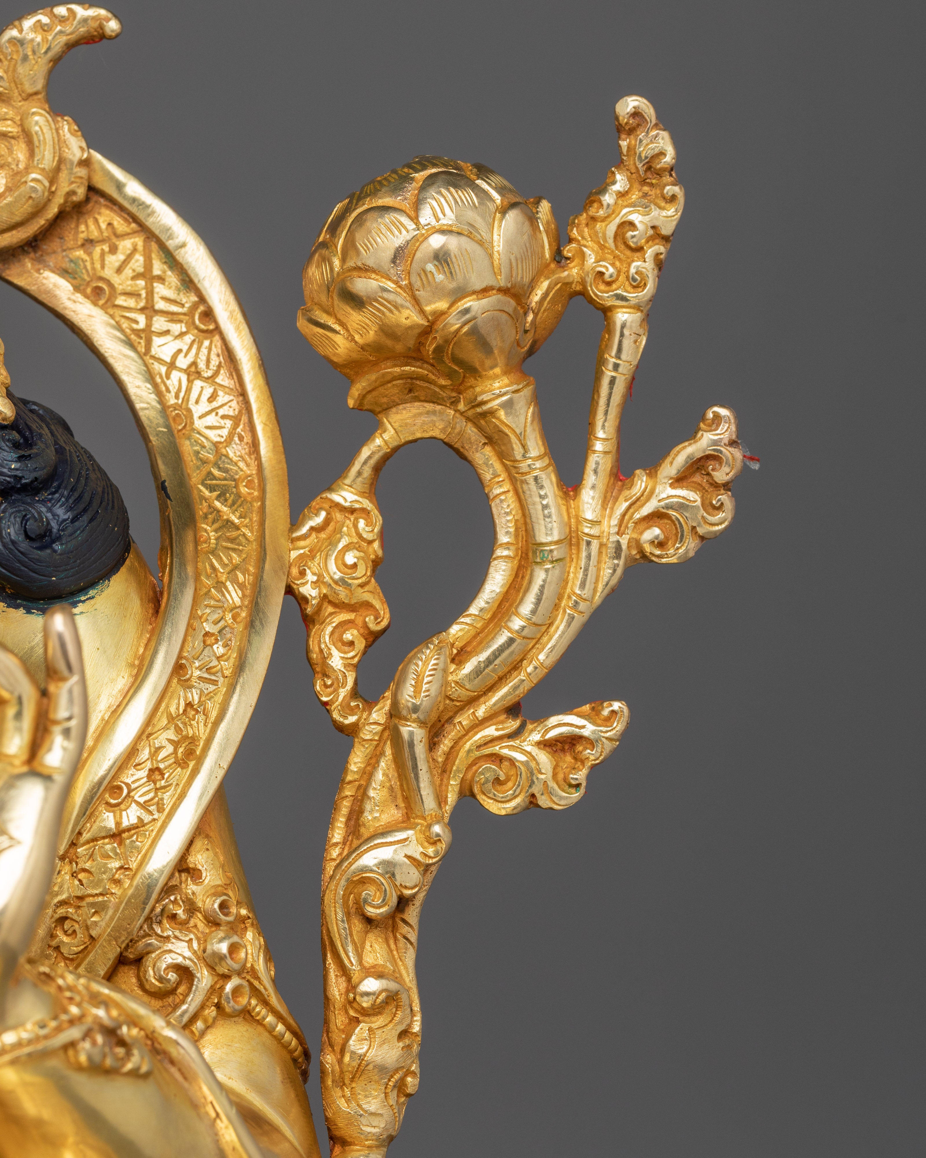 Radiant Golden Shyama Tara Figurine | Green Tara - Mother of Liberation