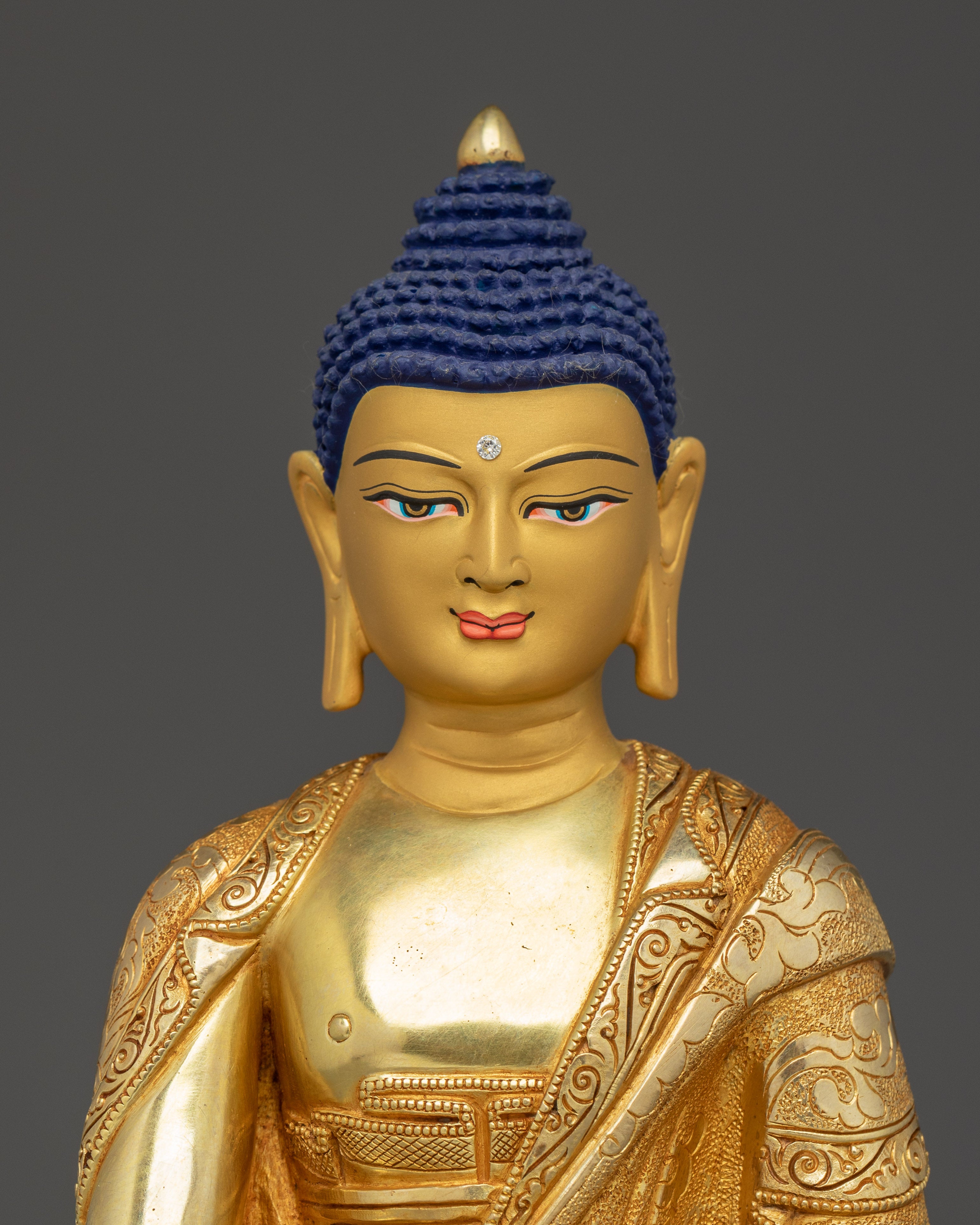 Wisdom Guide Shakyamuni Buddha | Himalayan Nepali Crafted Icon