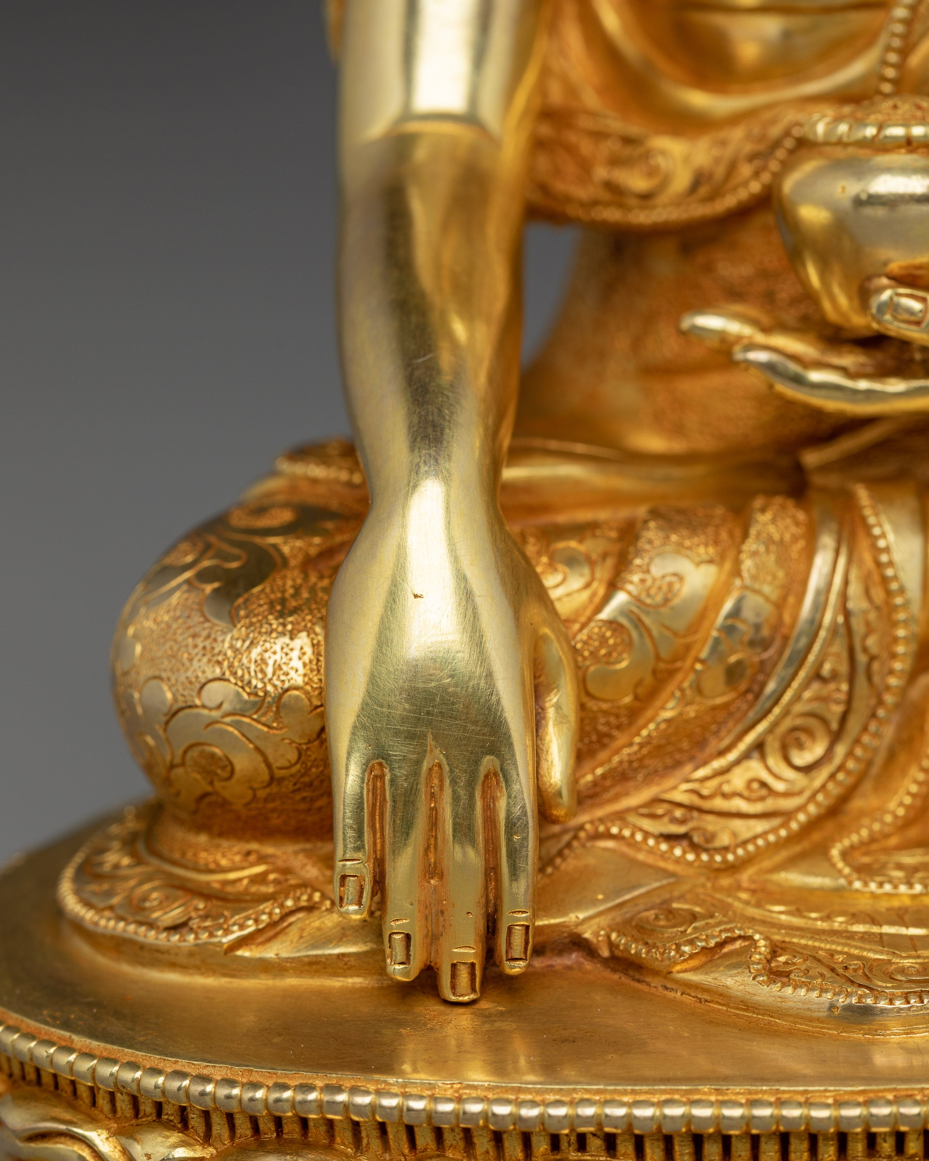 Wisdom Guide Shakyamuni Buddha | Himalayan Nepali Crafted Icon