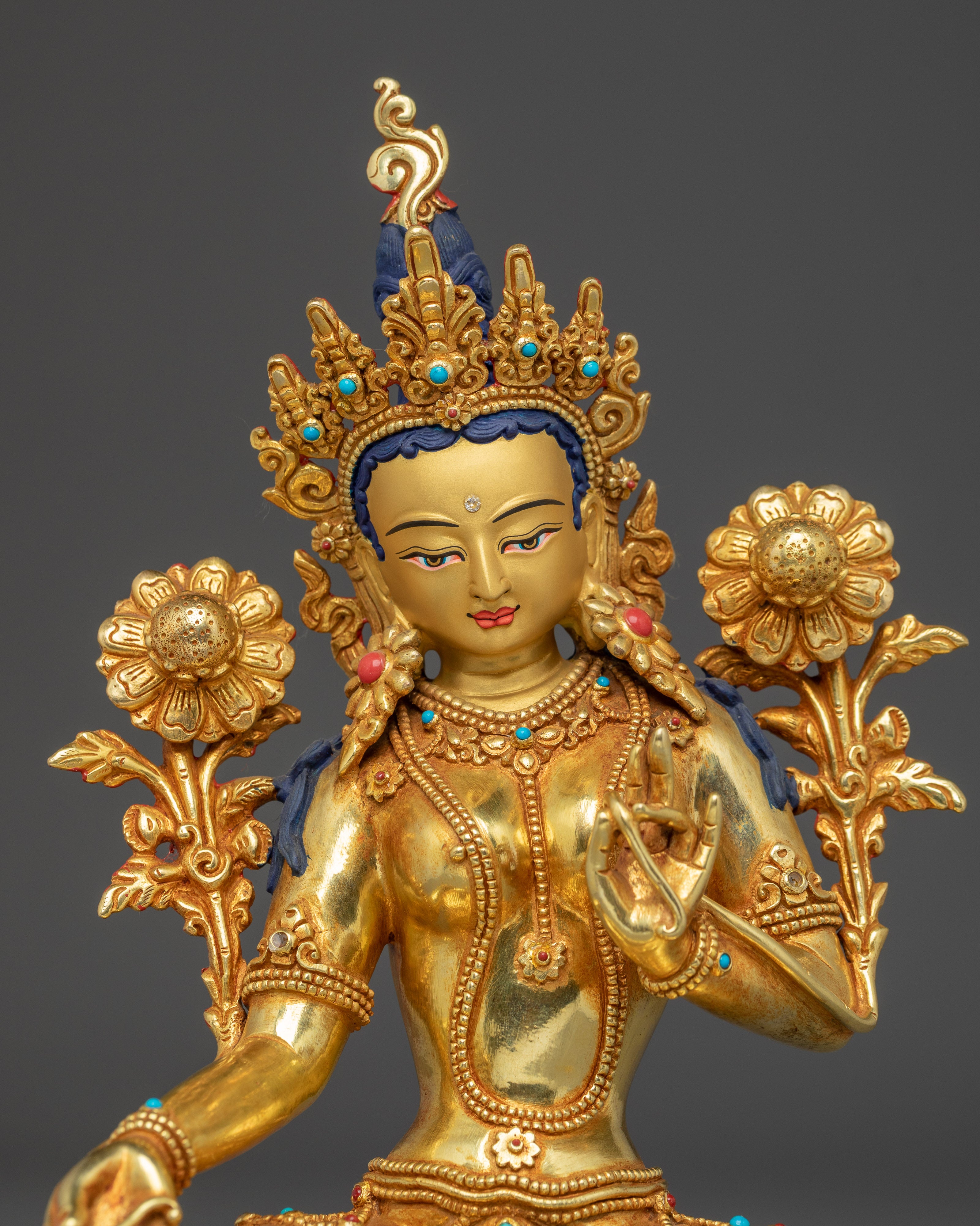 Statue of Compassionate Mother Green Tara