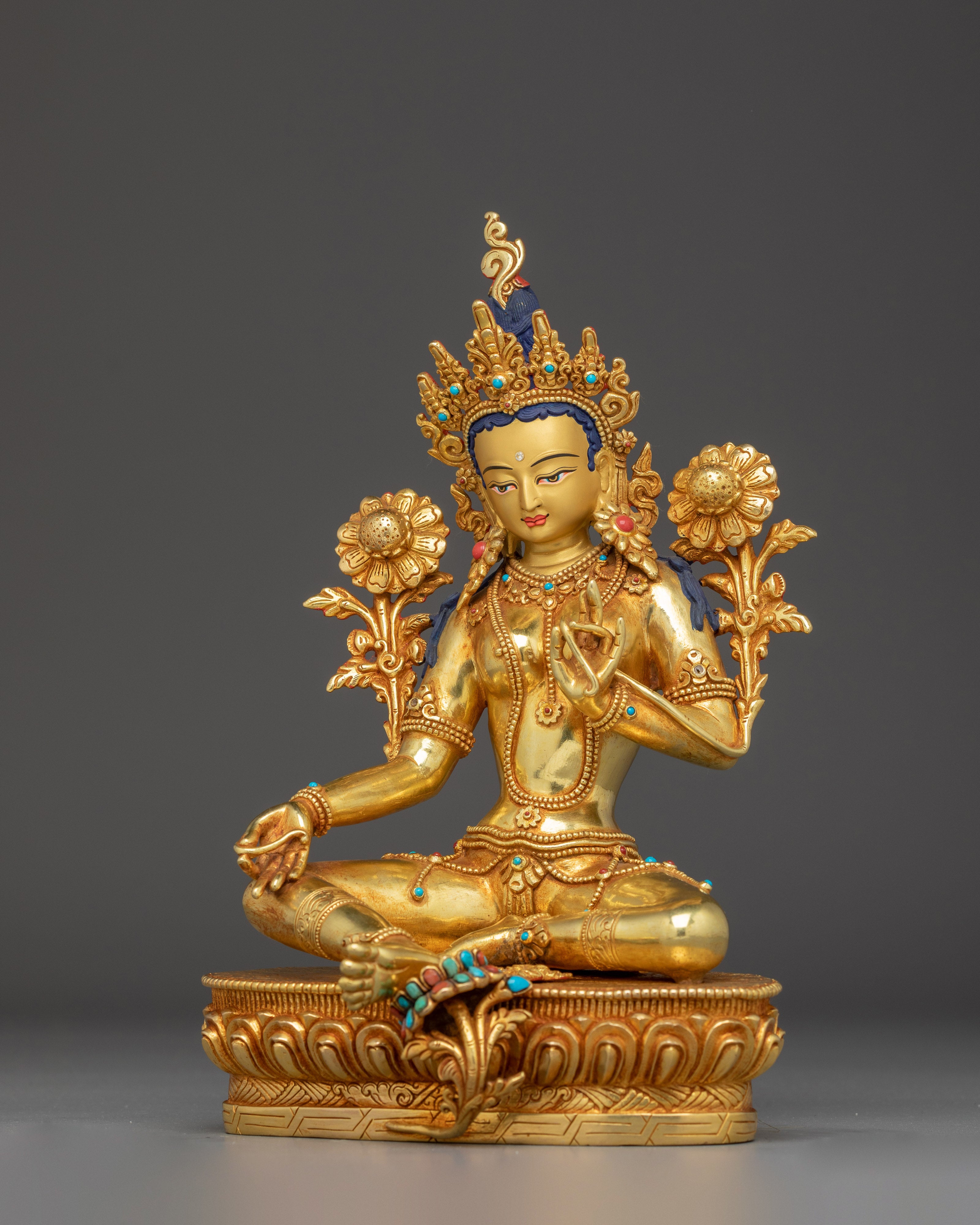 Statue of Compassionate Mother Green Tara