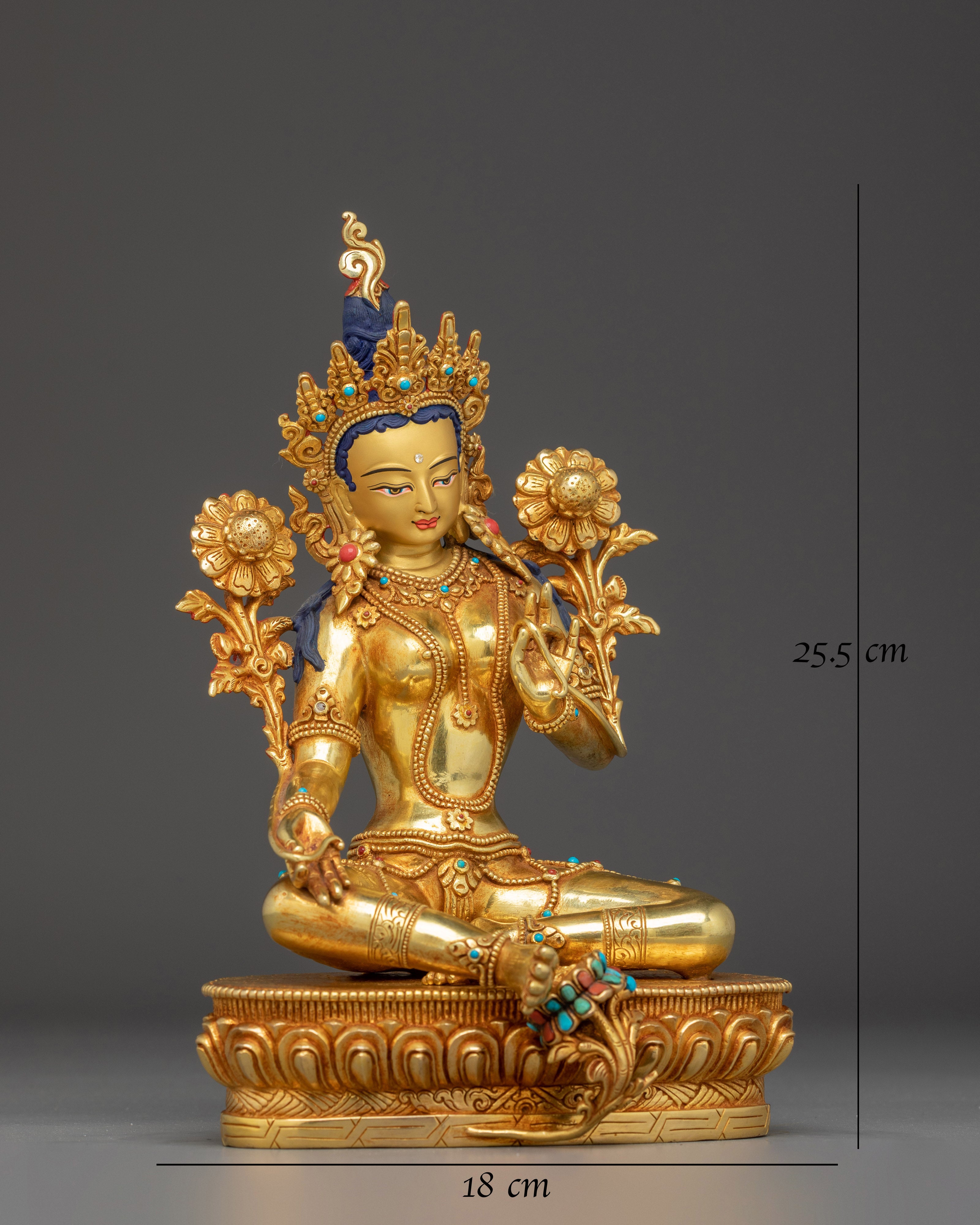 Statue of Compassionate Mother Green Tara
