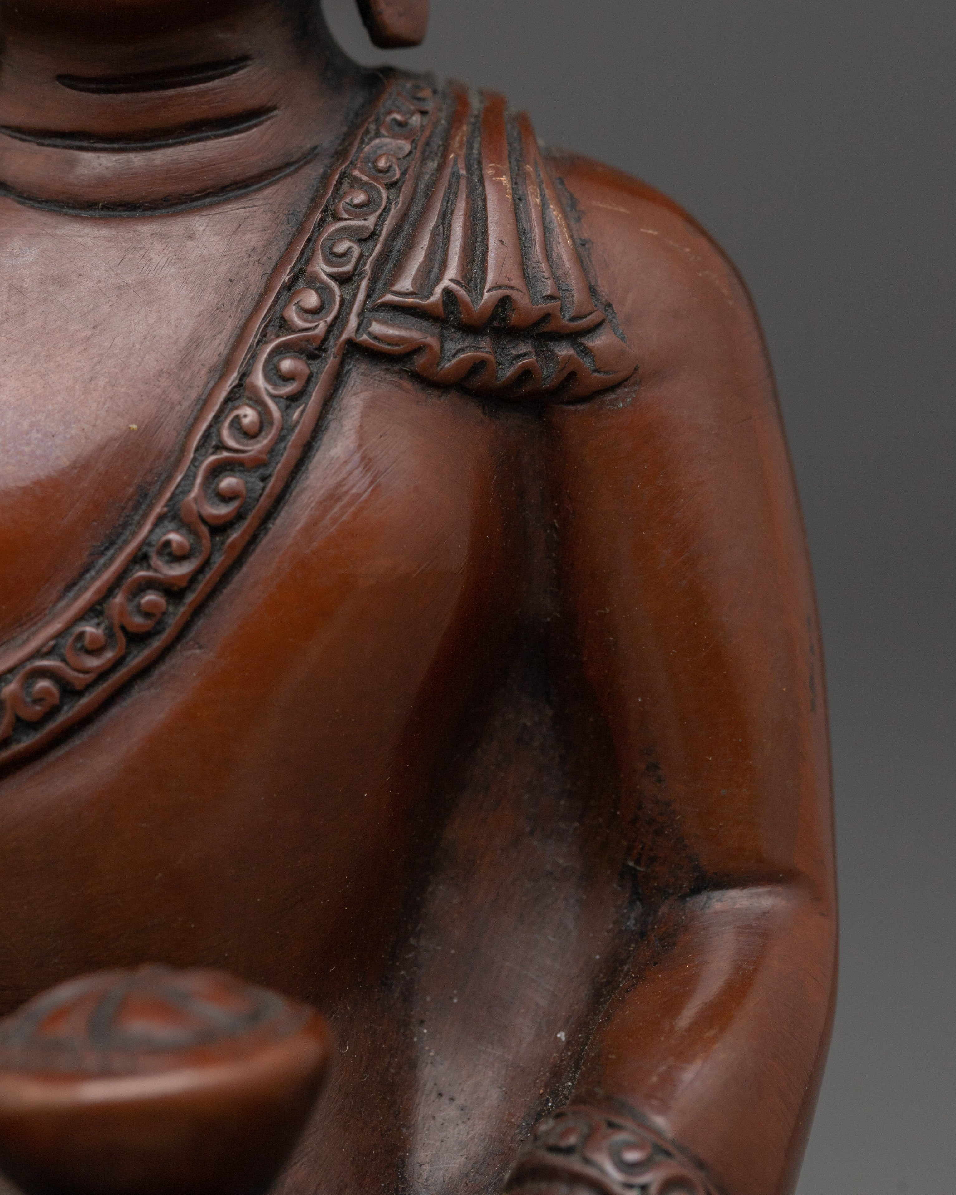 Amitabha Buddha, Enlightened Guide | Nepali Crafted Icon for Meditation