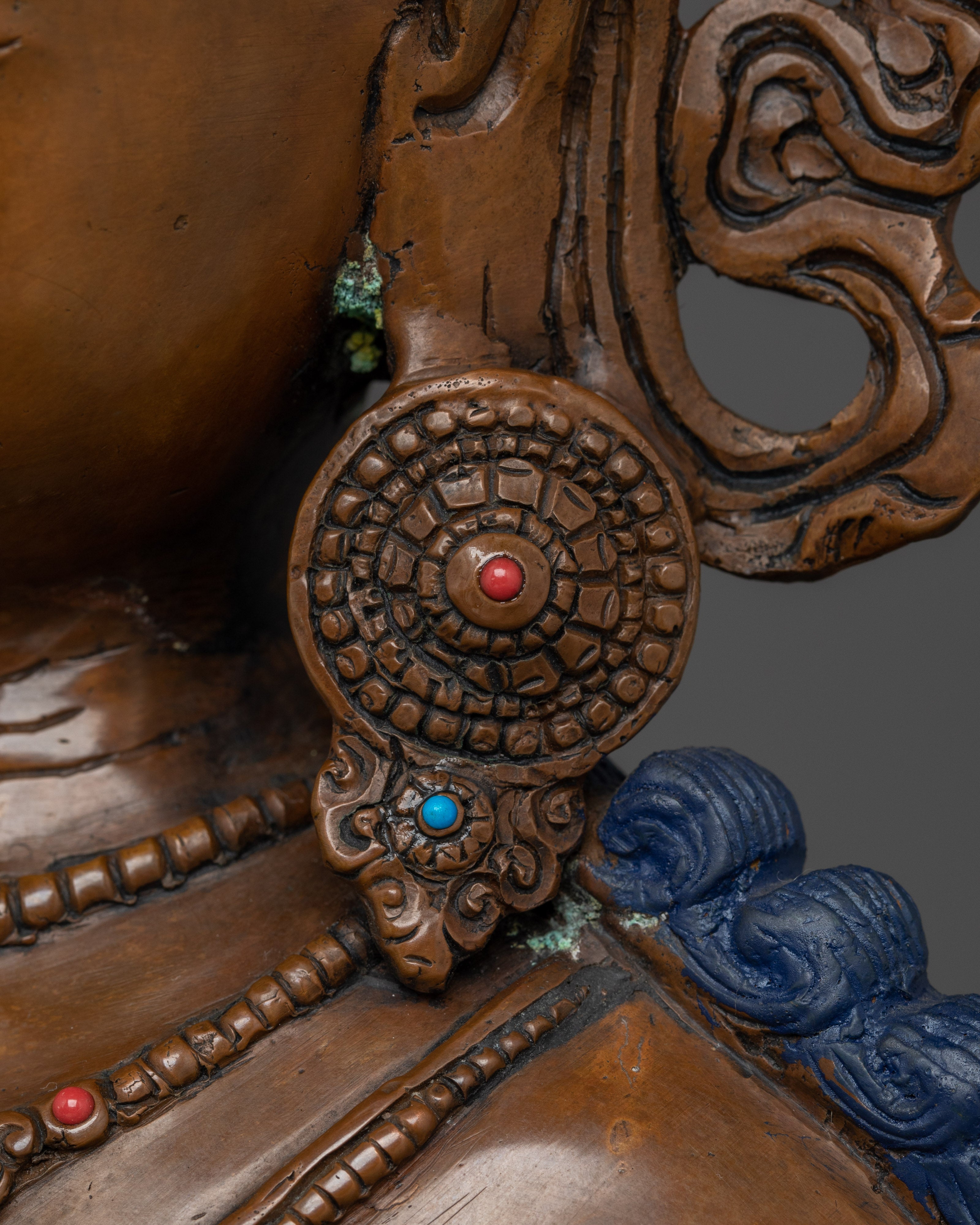 Vajrasattva Golden and Copper Artwork | Symbol of Spiritual Enlightenment