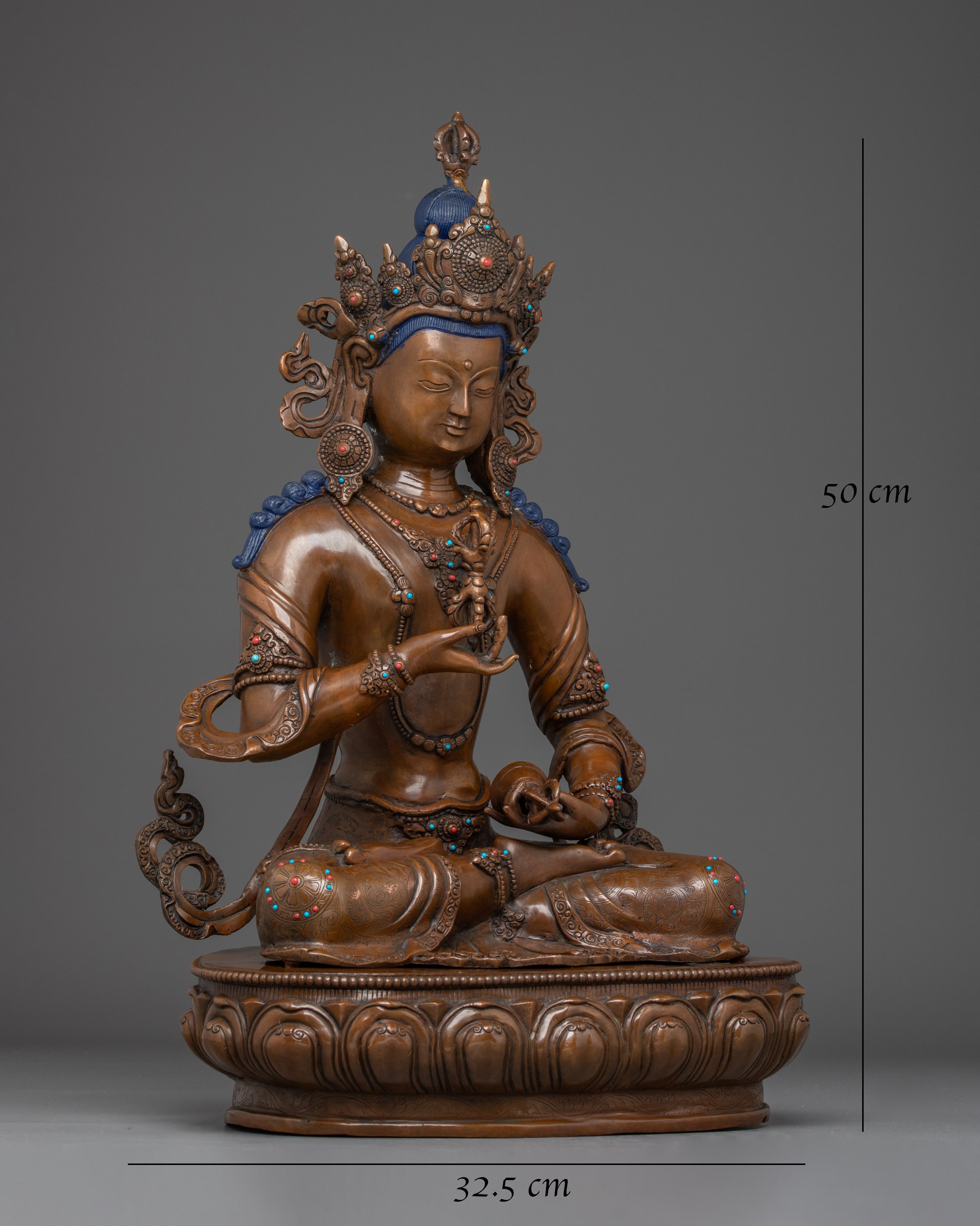 Vajrasattva Golden and Copper Artwork