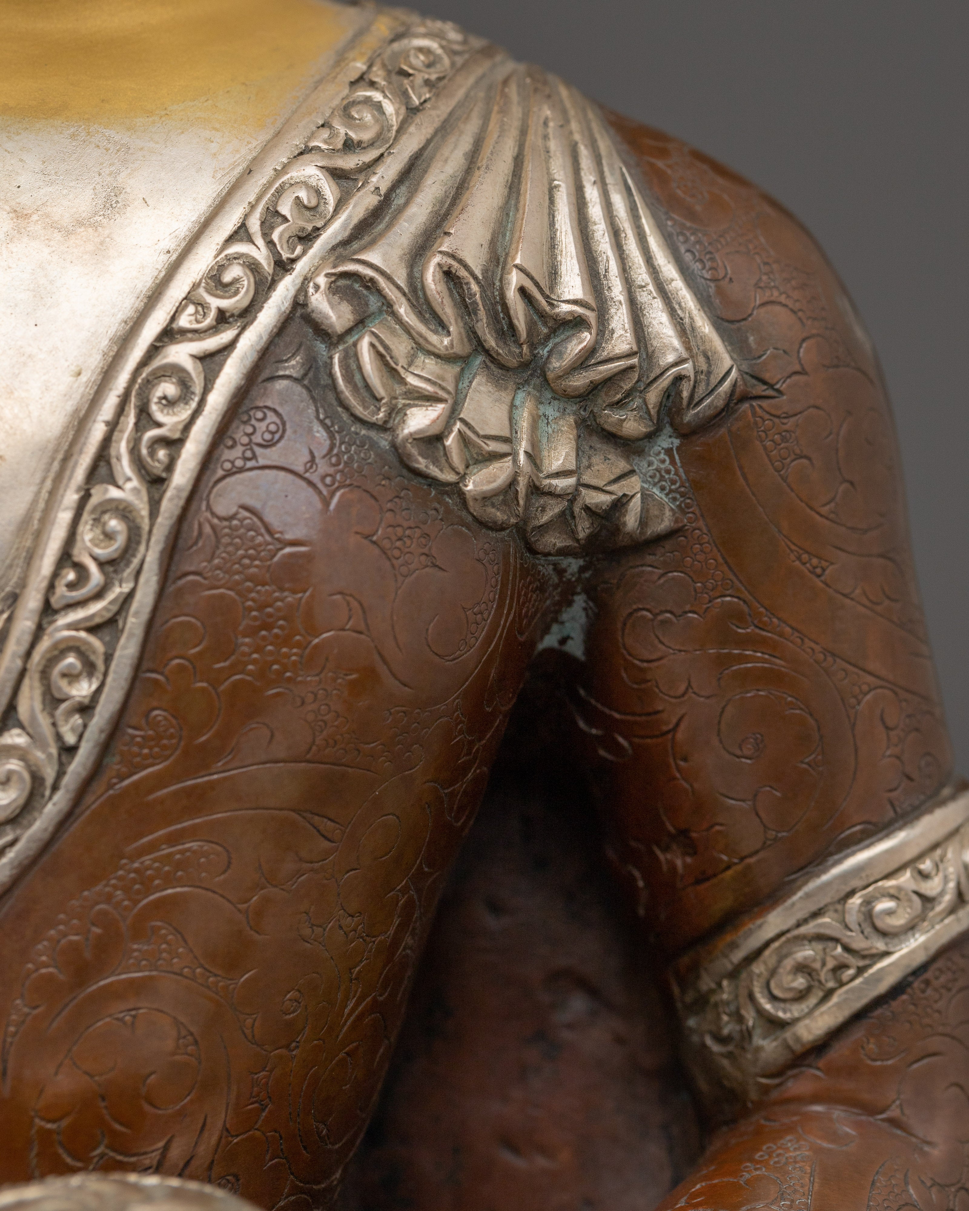 Handmade Copper Shakyamuni Buddha Statue