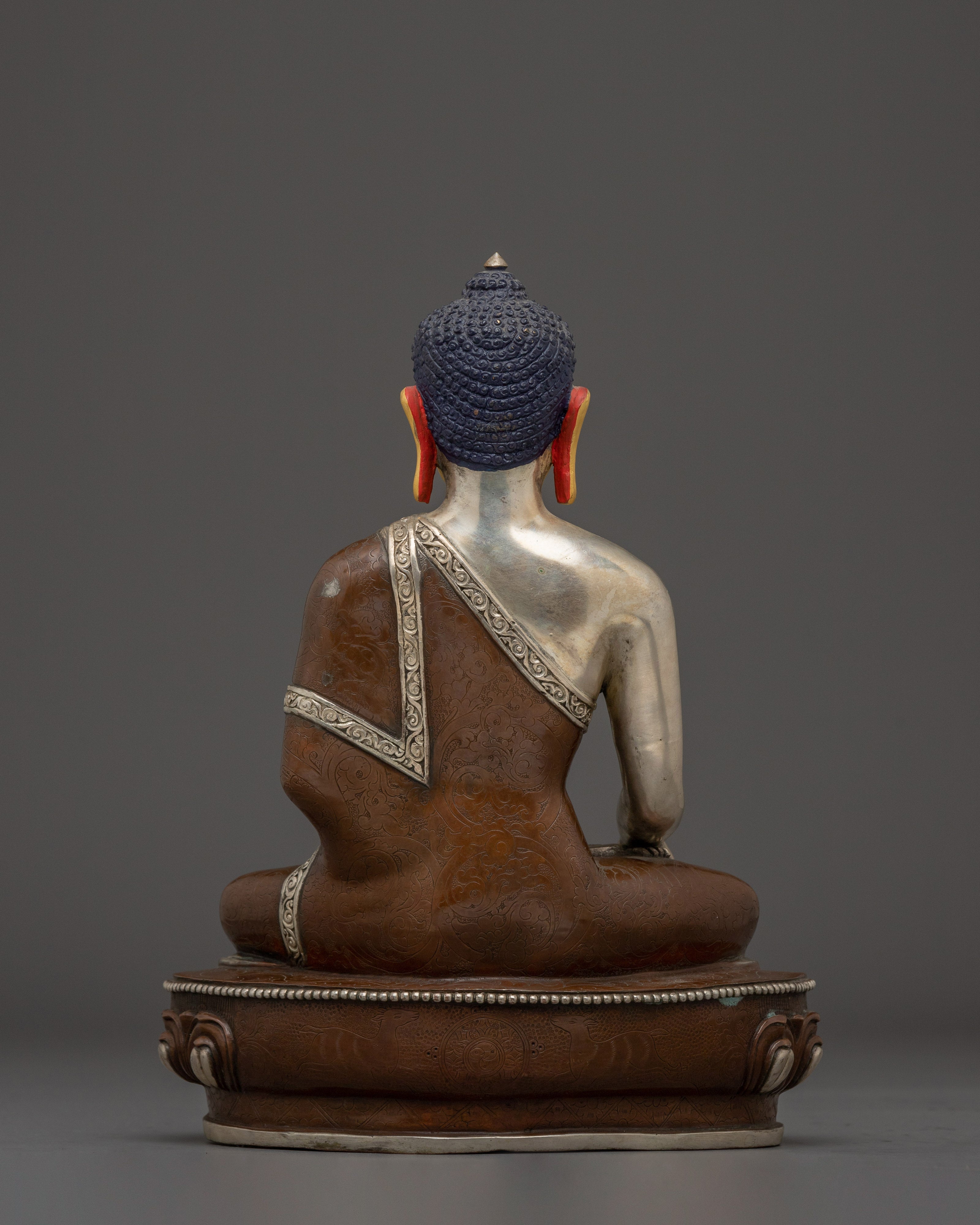 Handmade Copper Shakyamuni Buddha Statue