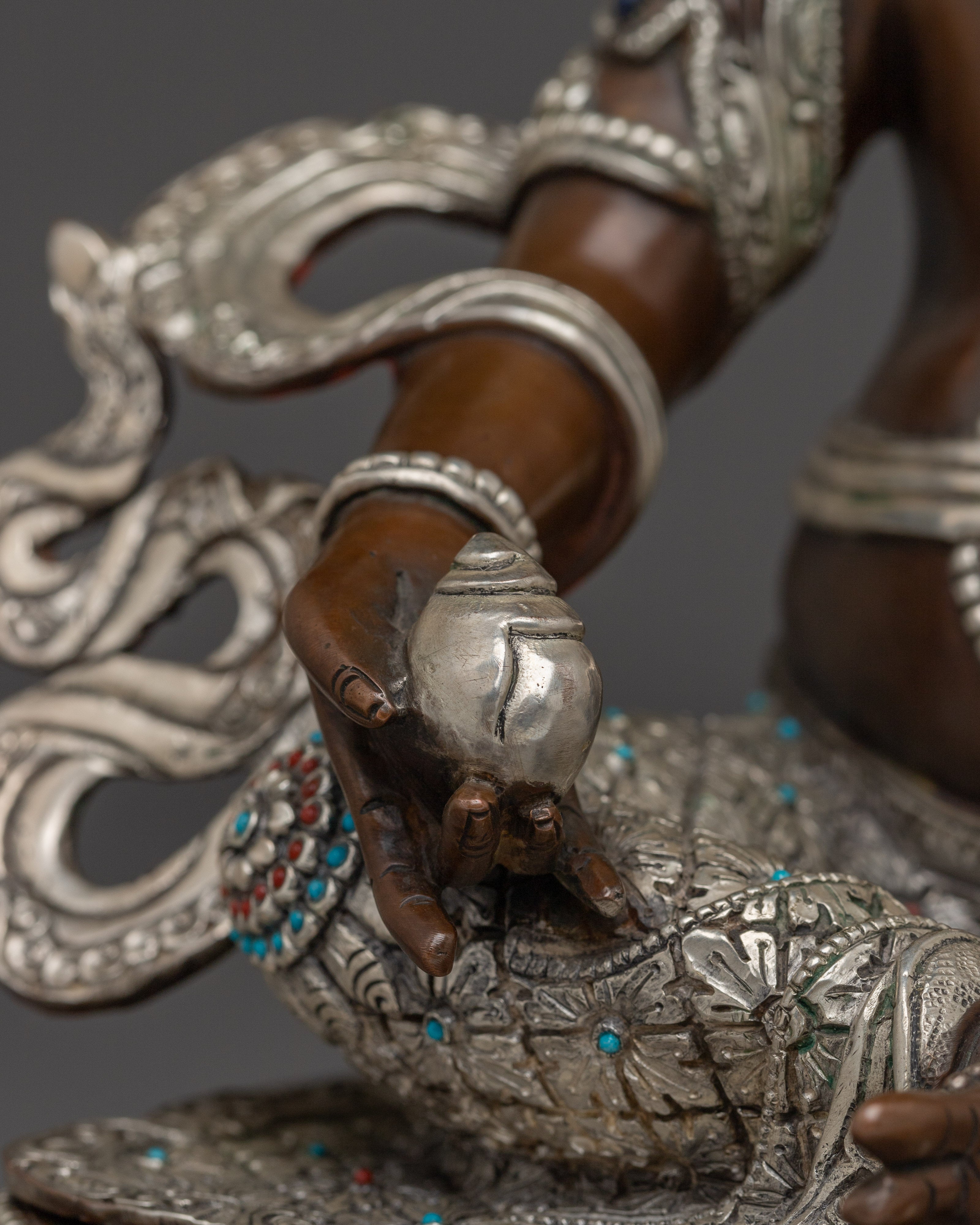 Wealth God Dzambhala Copper Statue