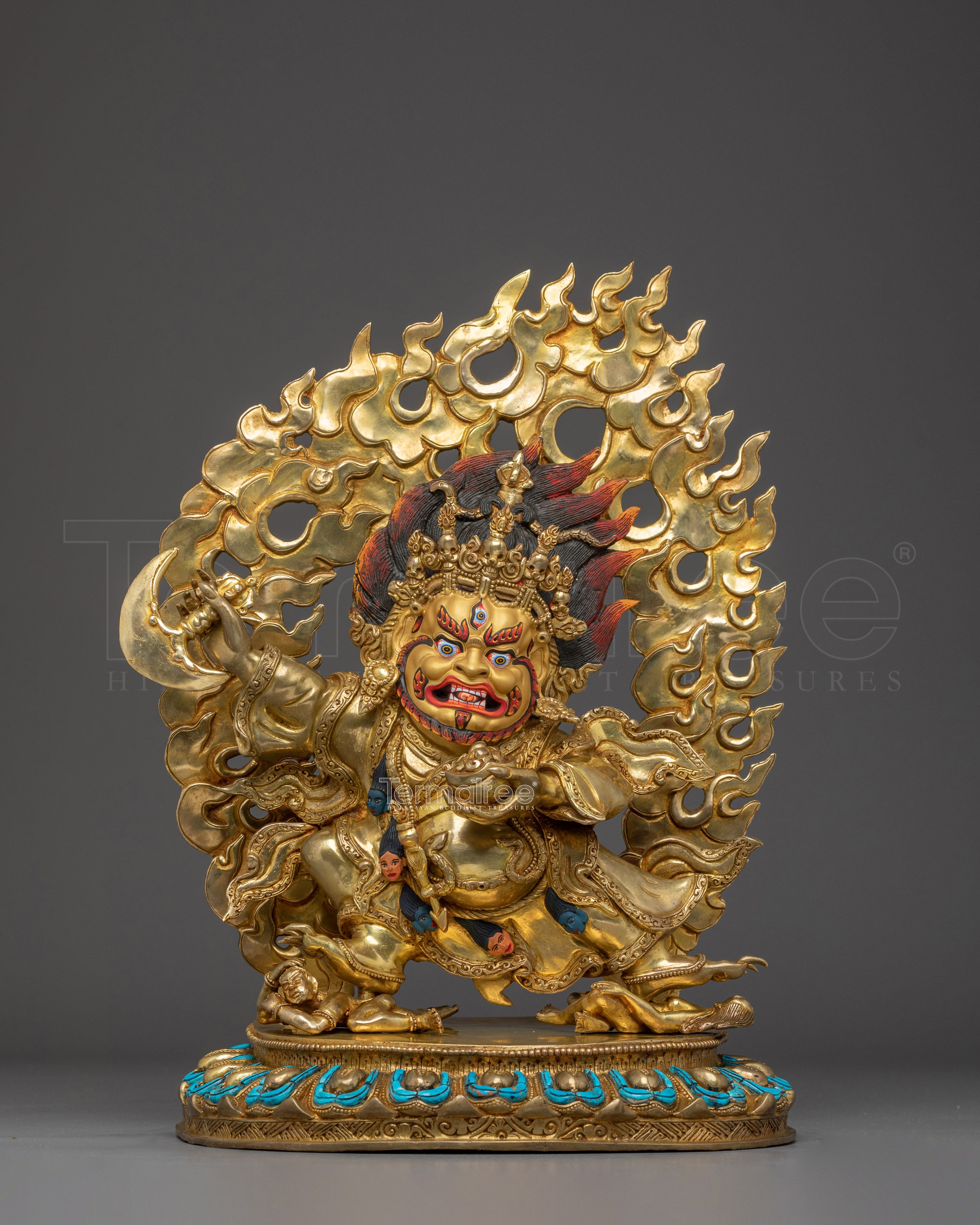 Mahakala Bernagchen Statue: The Dharma Protector