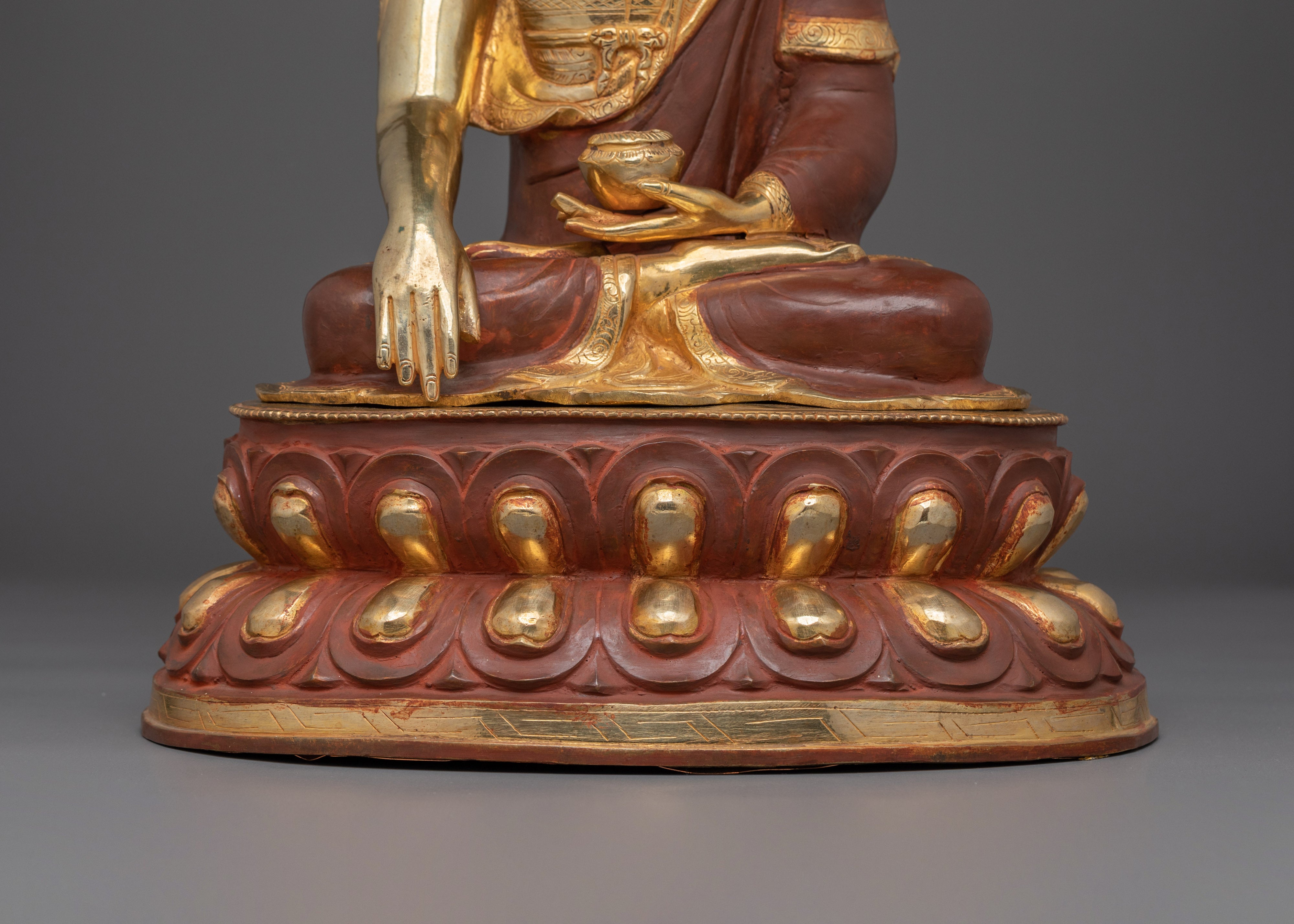 Handmade Shakyamuni Buddha Copper Statue
