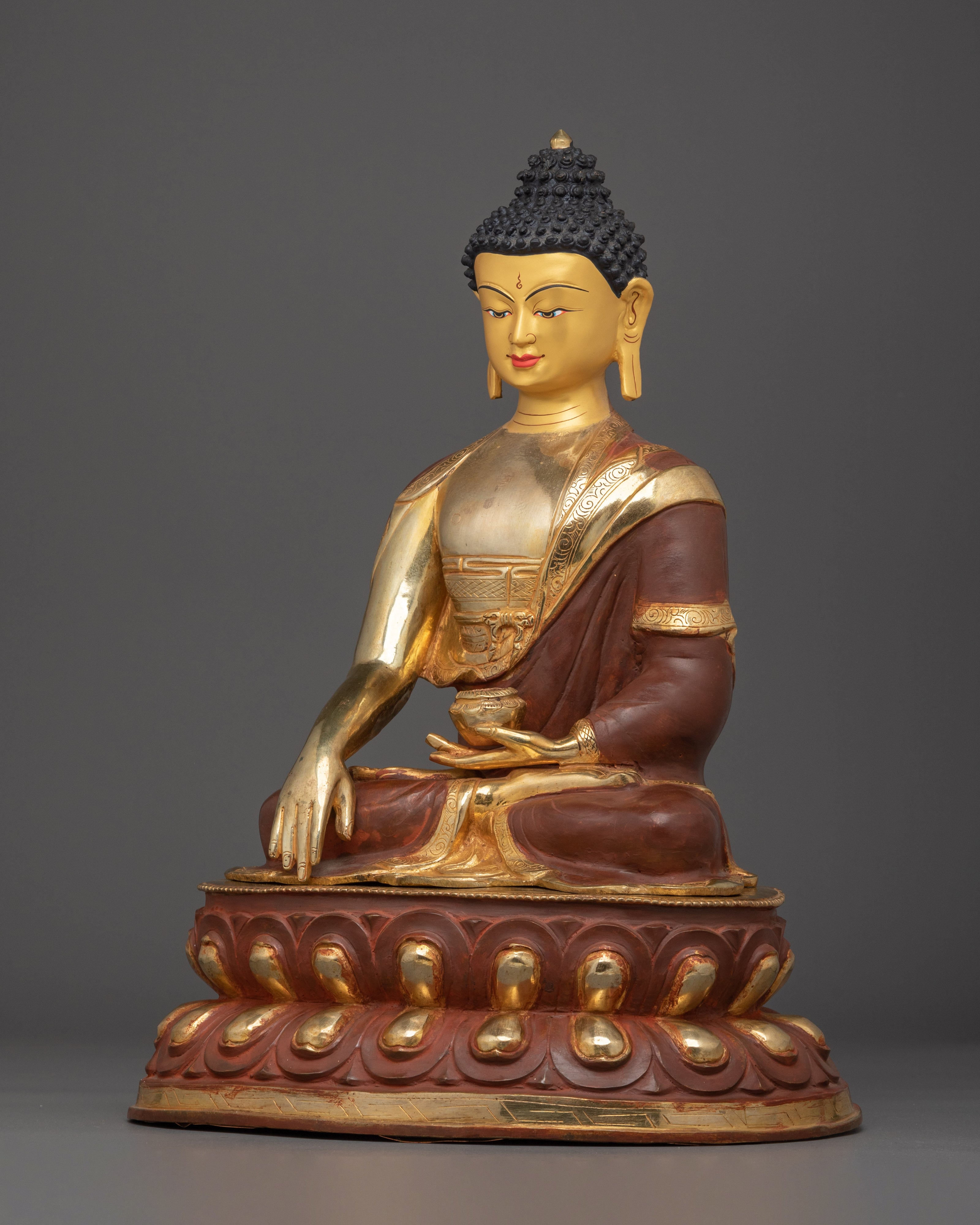 Handmade Shakyamuni Buddha Copper Statue