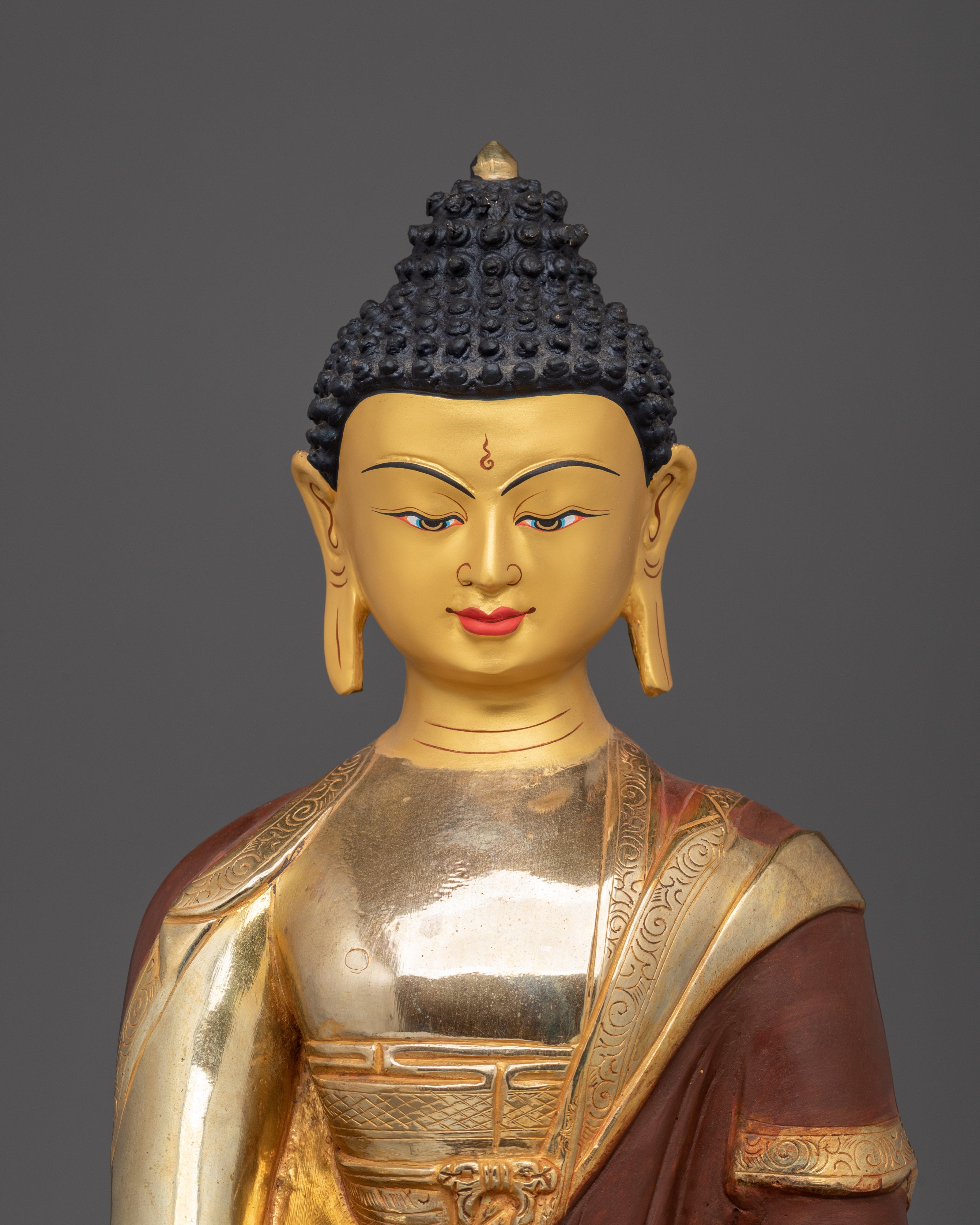 Handmade Shakyamuni Buddha Copper Statue