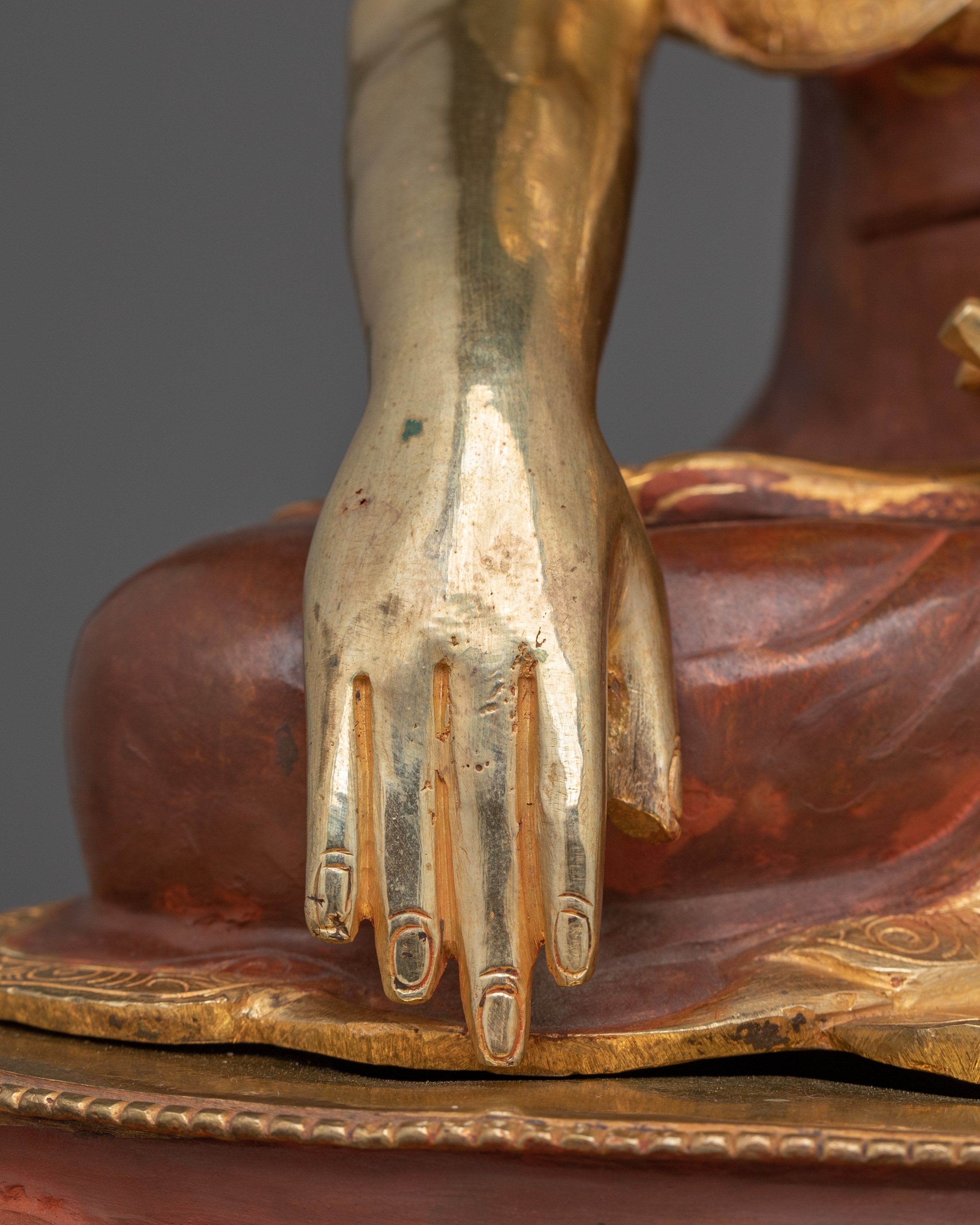 Handmade Shakyamuni Buddha Copper Statue