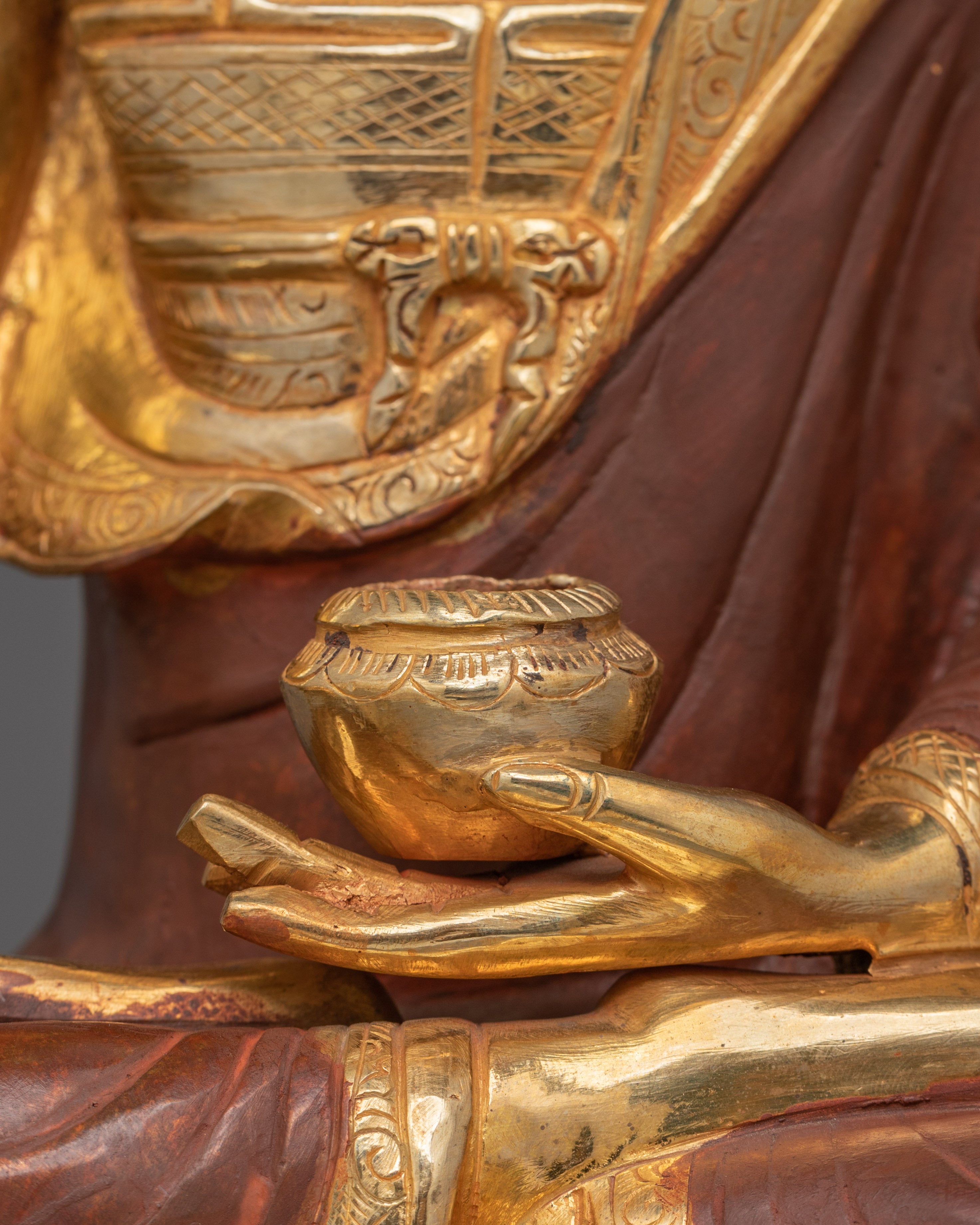 Handmade Shakyamuni Buddha Copper Statue