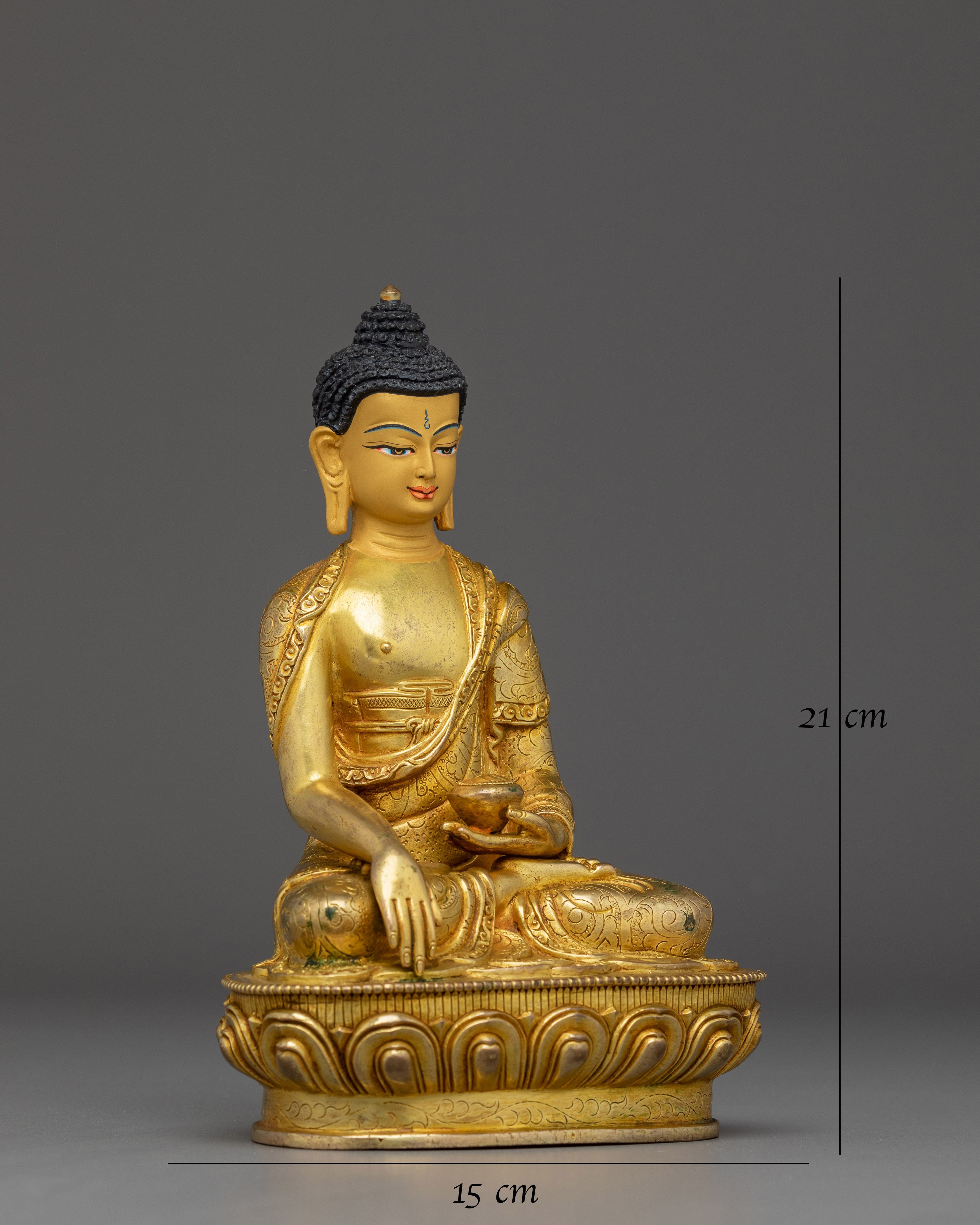 21cm Shakyamuni Buddha Statue for Mindfulness