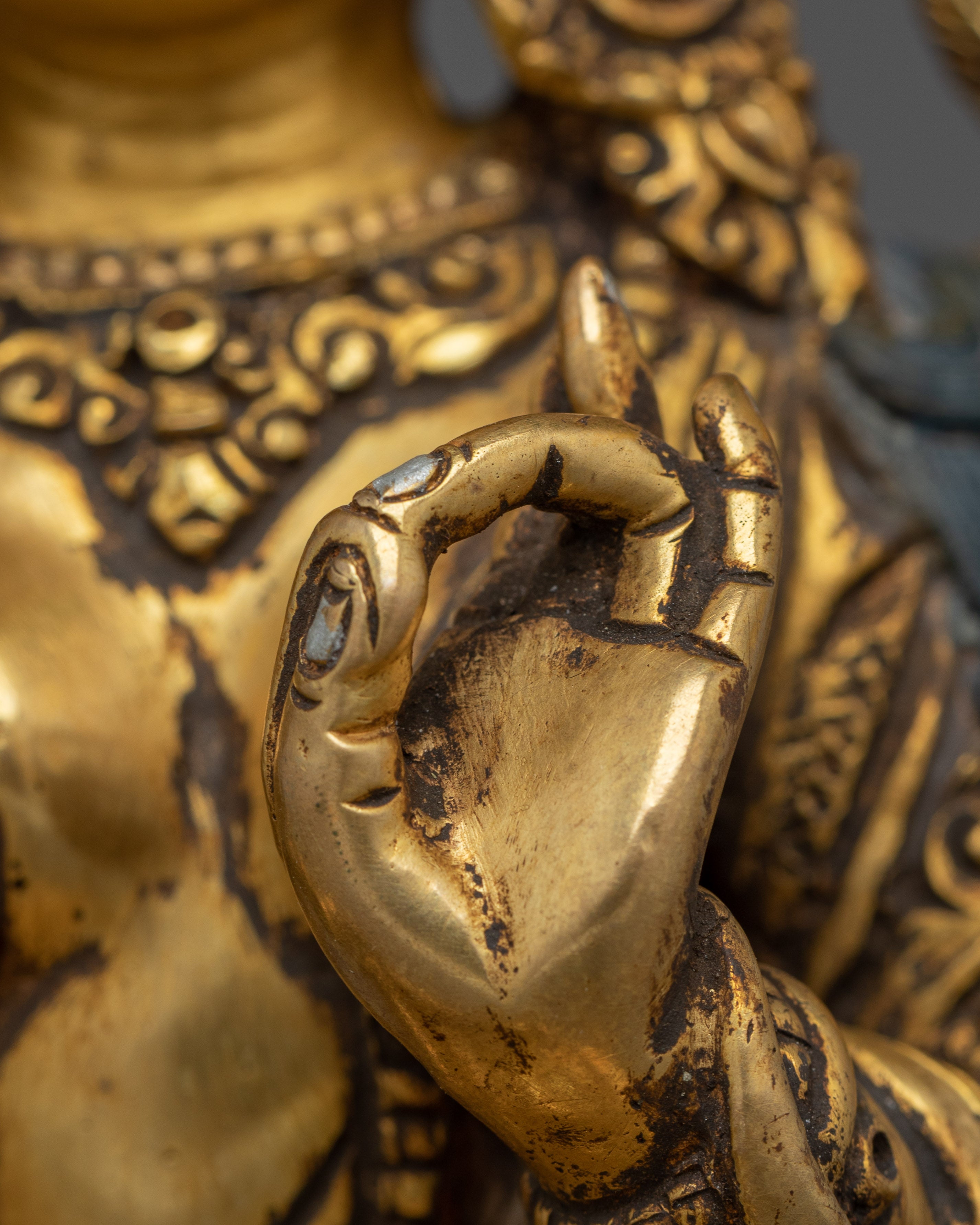 Compassionate Mother Green Tara Handmade  Statue