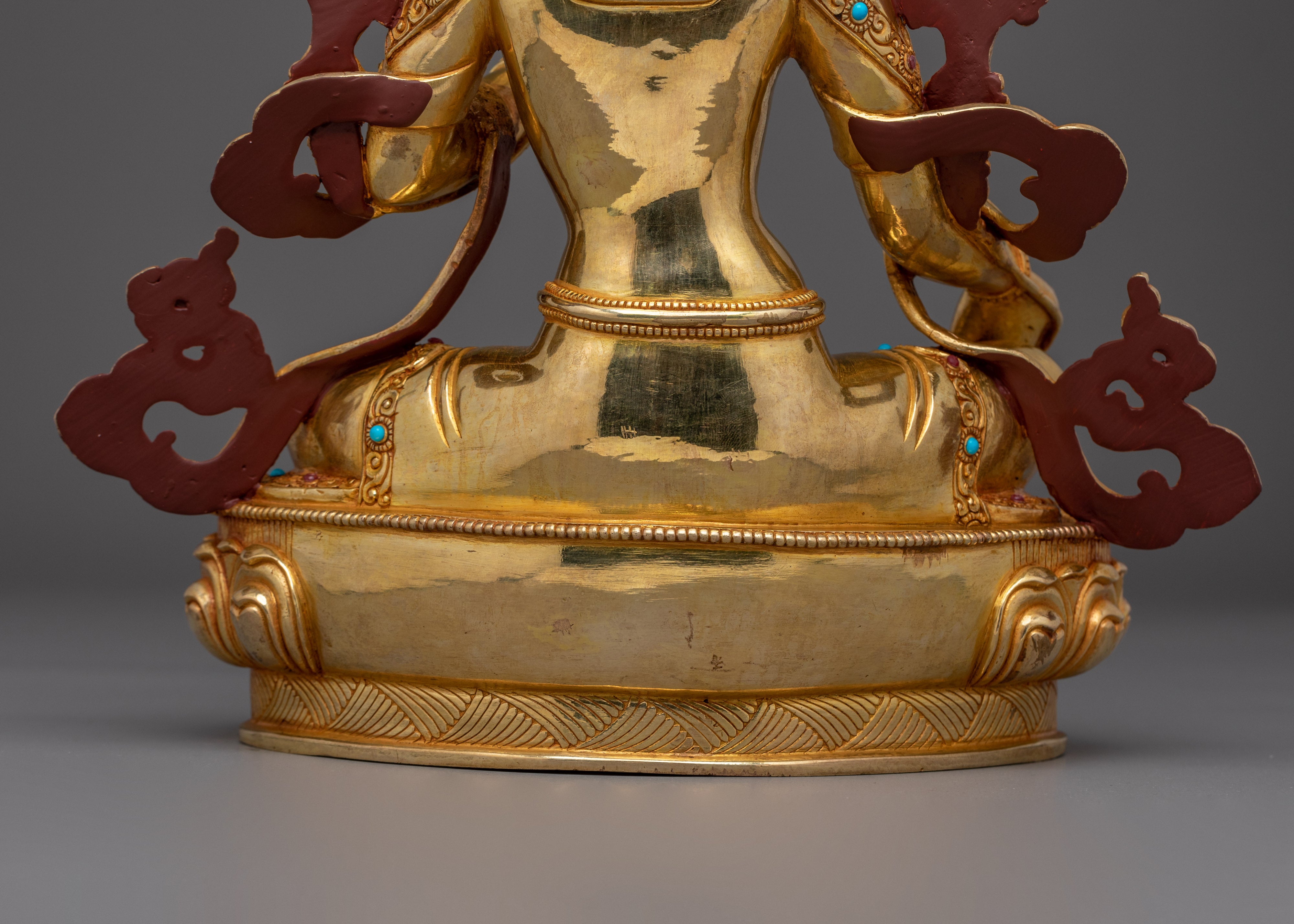 Radiant Green Tara Statue for Dharma Decor