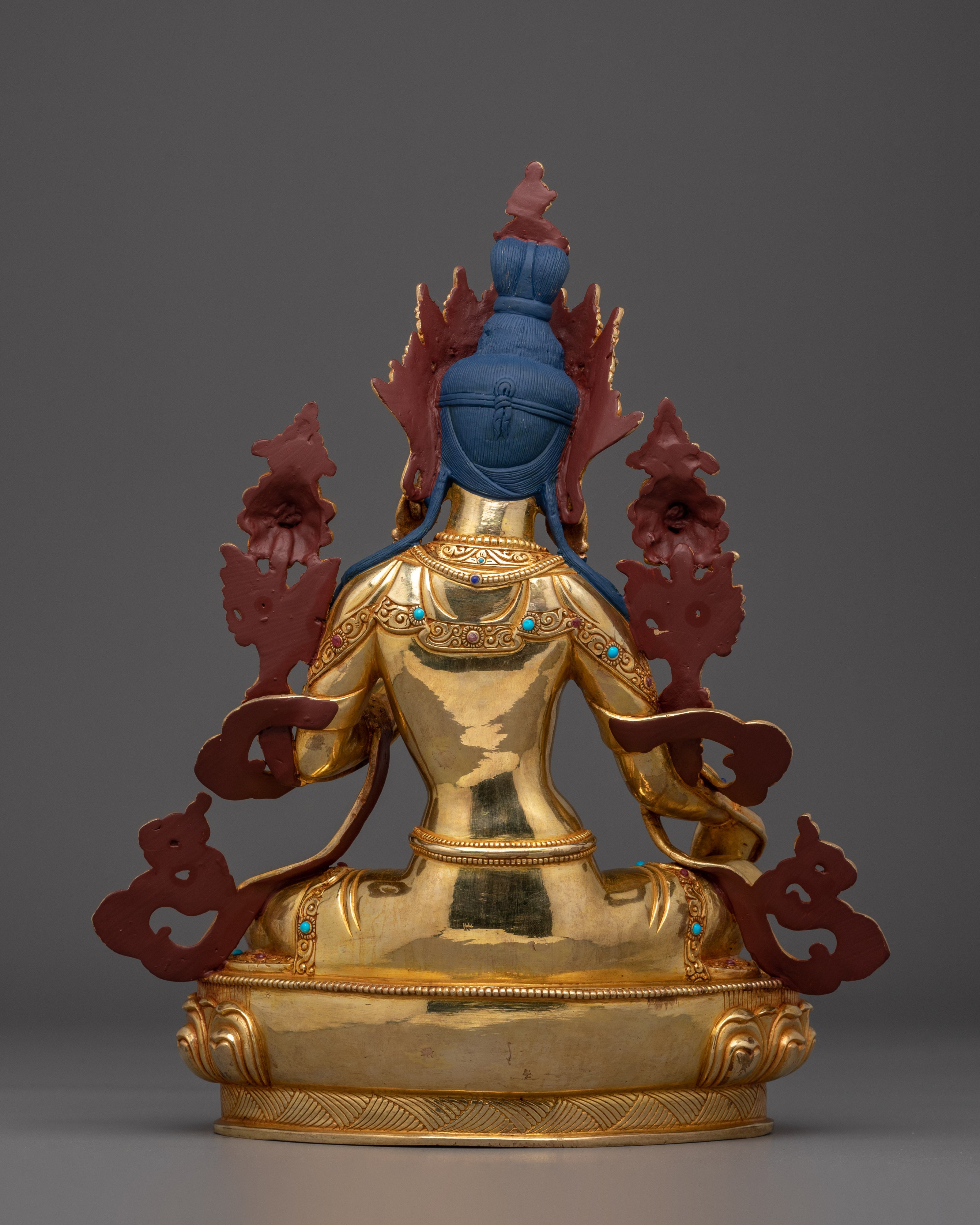 Radiant Green Tara Statue for Dharma Decor