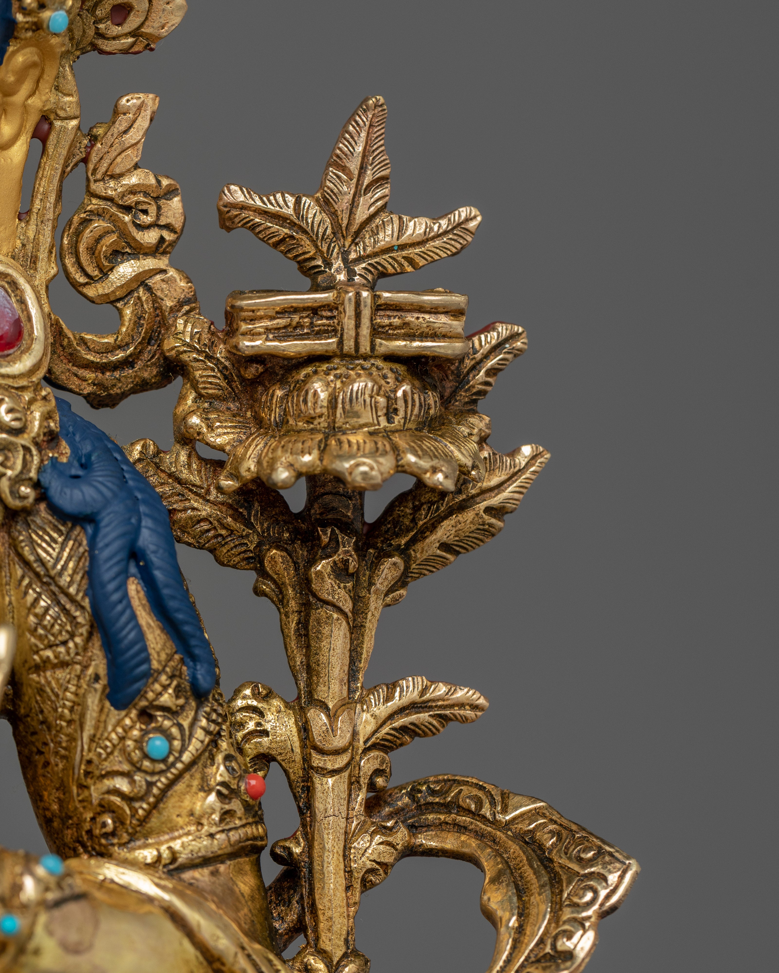 Flaming Sword Holder Manjushri Statue