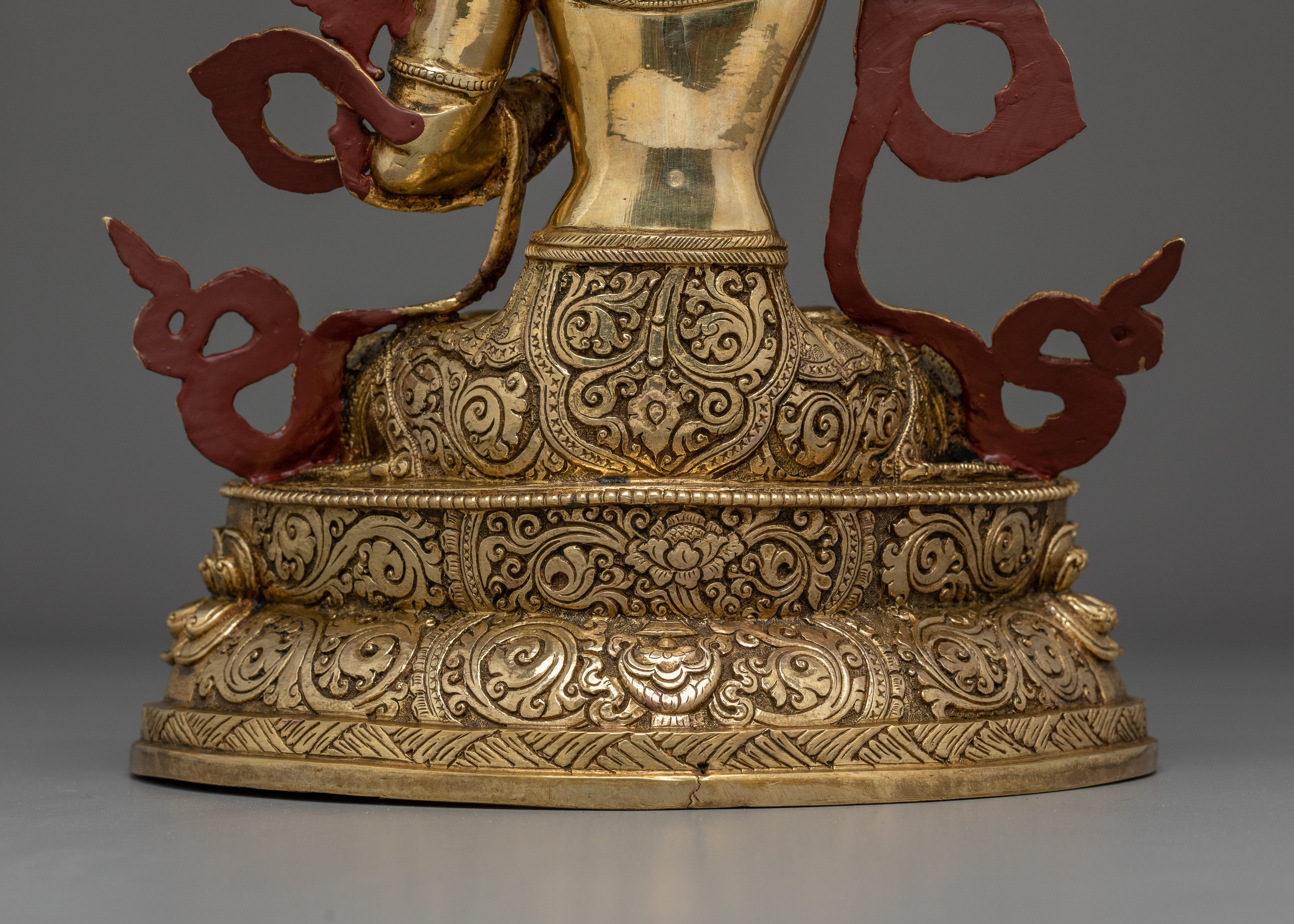 Flaming Sword Holder Manjushri Statue