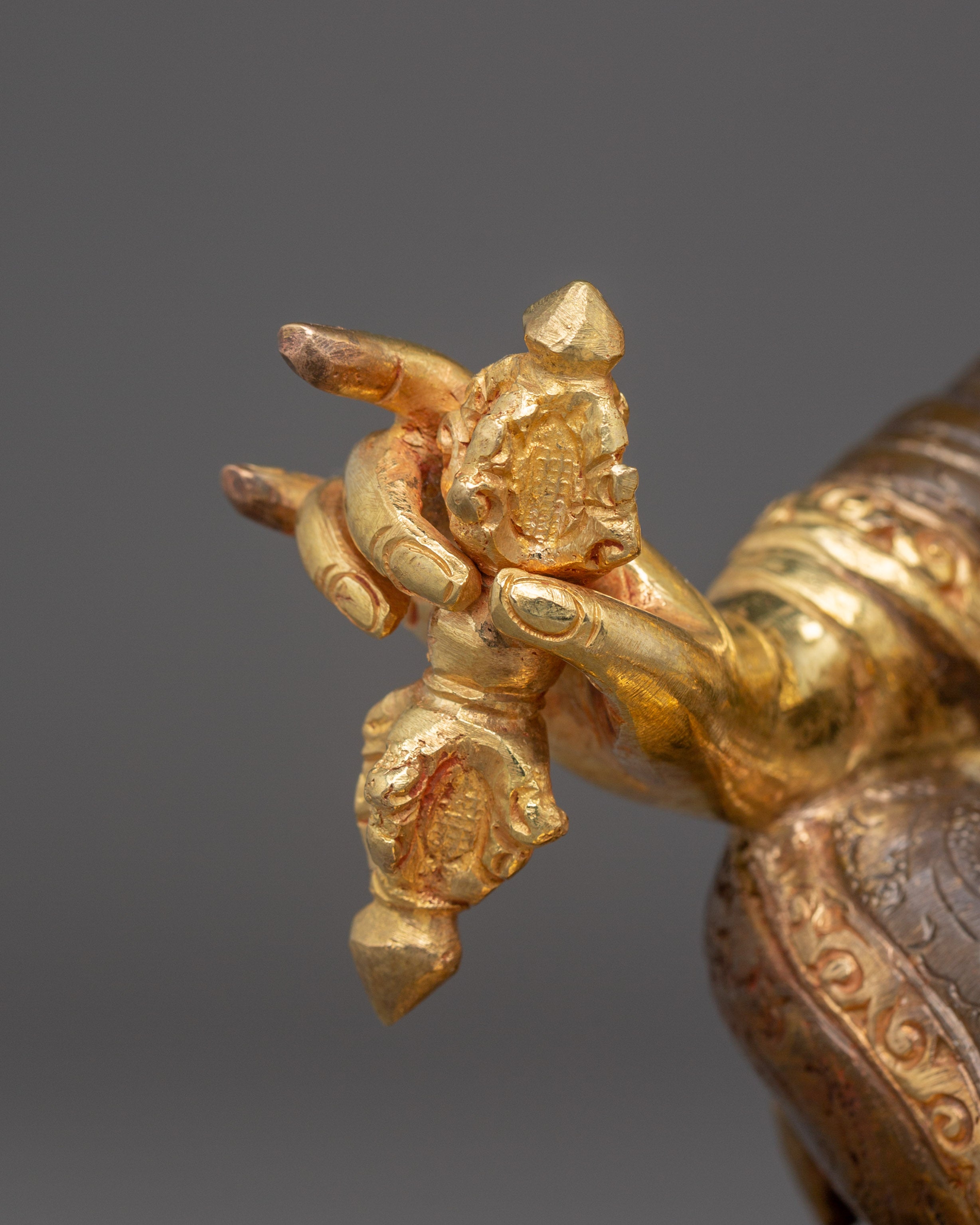 The Golden Guru Rinpoche Art - Himalayan Handcrafted Artwork