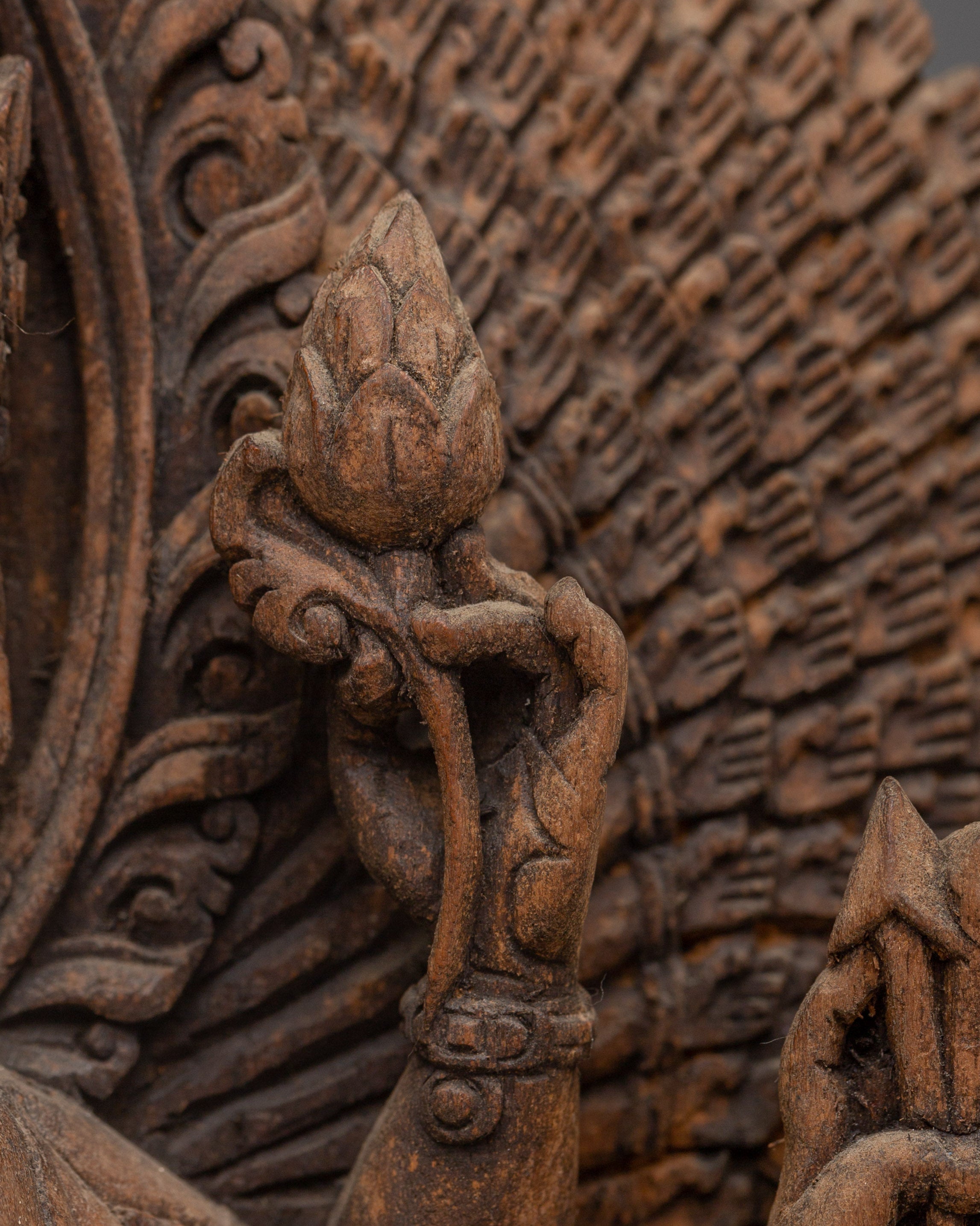 Handmade Seated 1000 Armed Chenrezig Statue | Himalayan Treasure of Nepal
