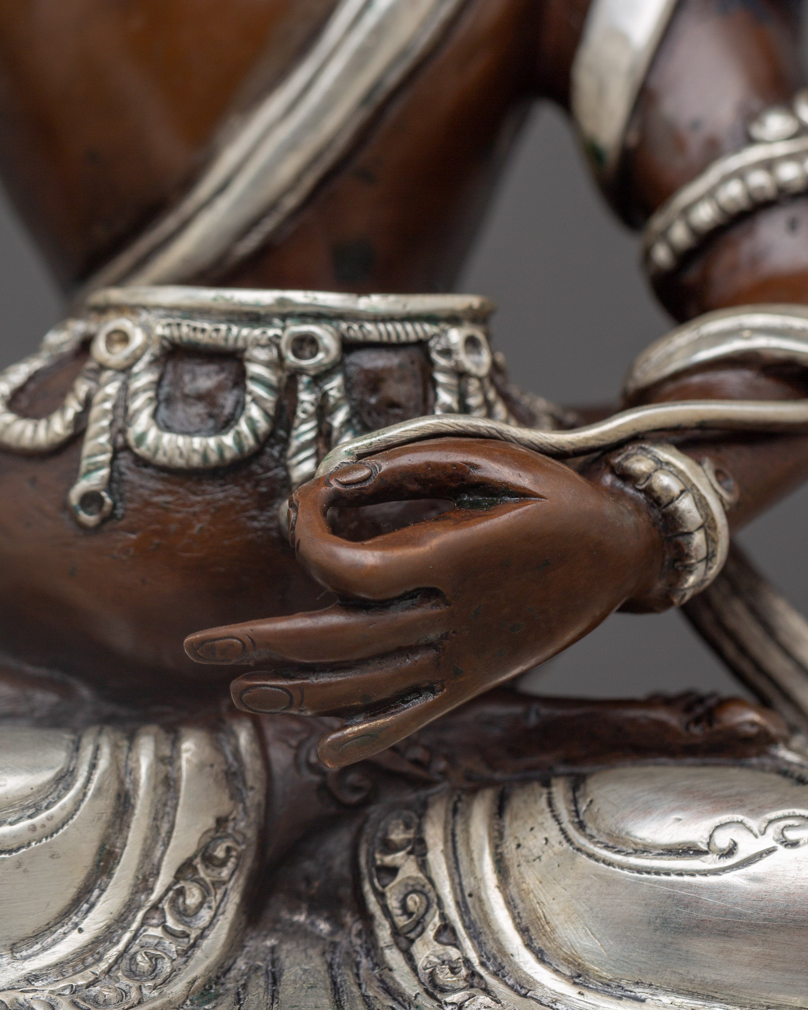 Manjushri With Consort Handmade Statue