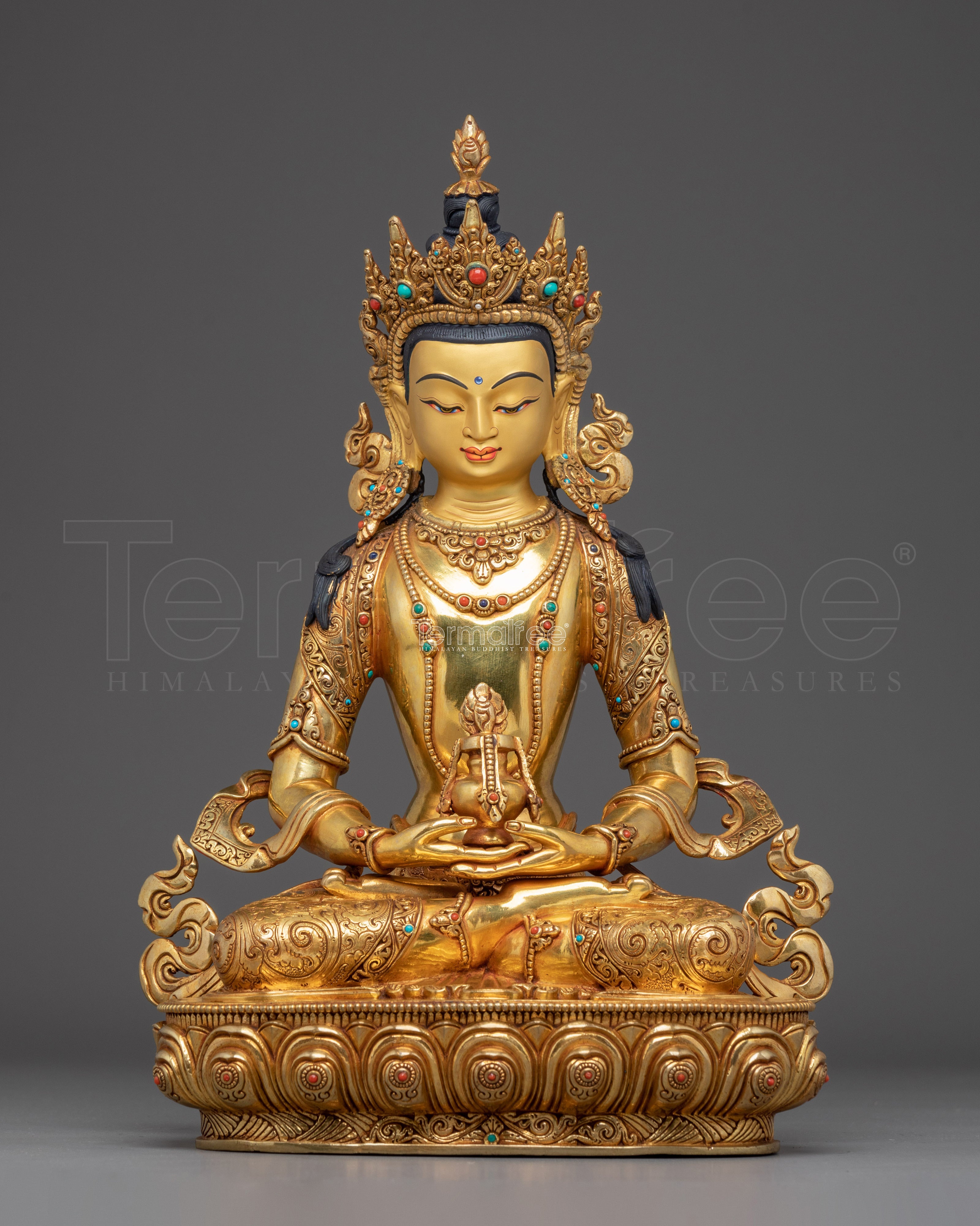 Art of Amitayus Bodhisattva Icon | Buddha of Long-life