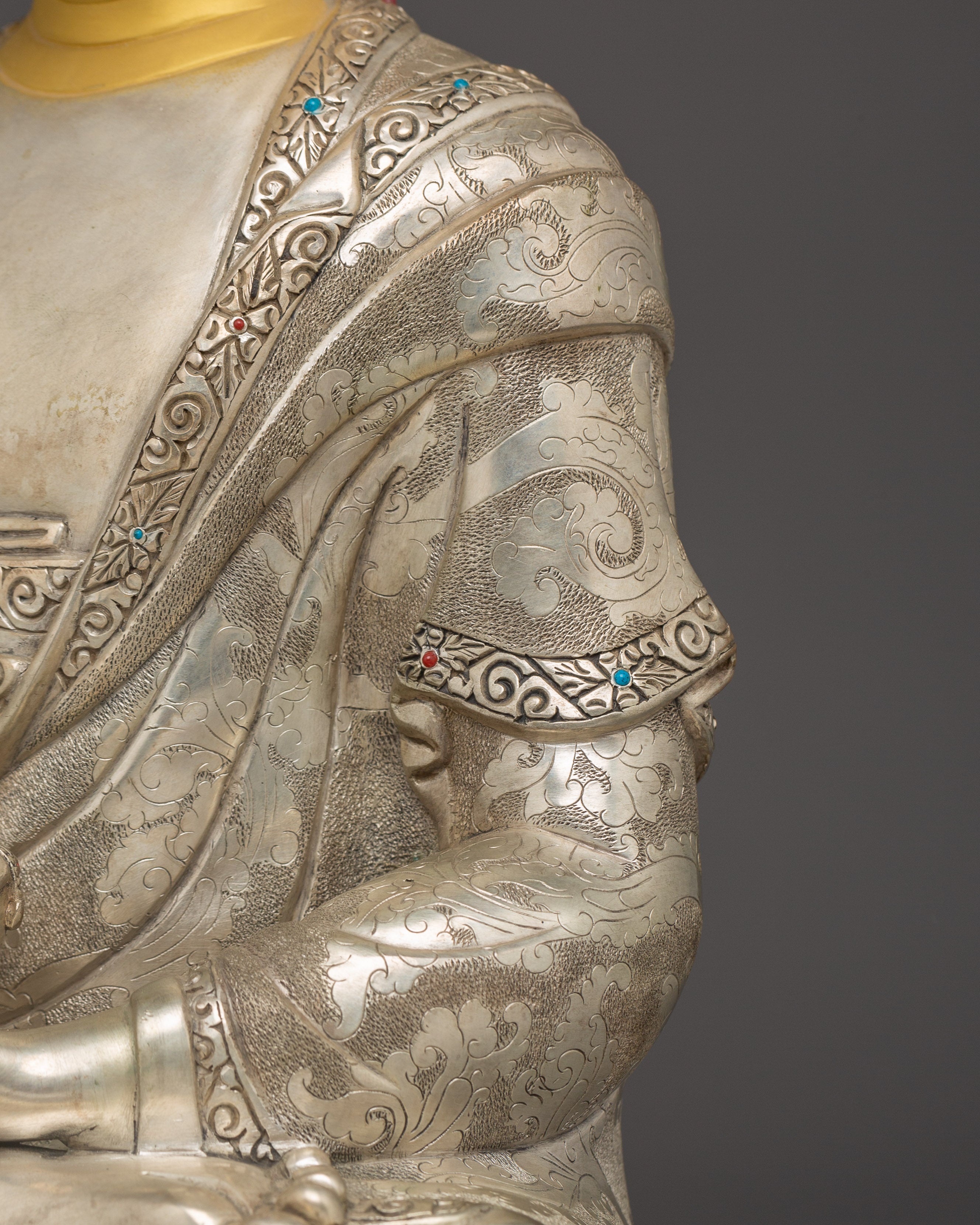 Shakyamuni Art, Historical Buddha of Dharma | Nepali Handcrafted Icon
